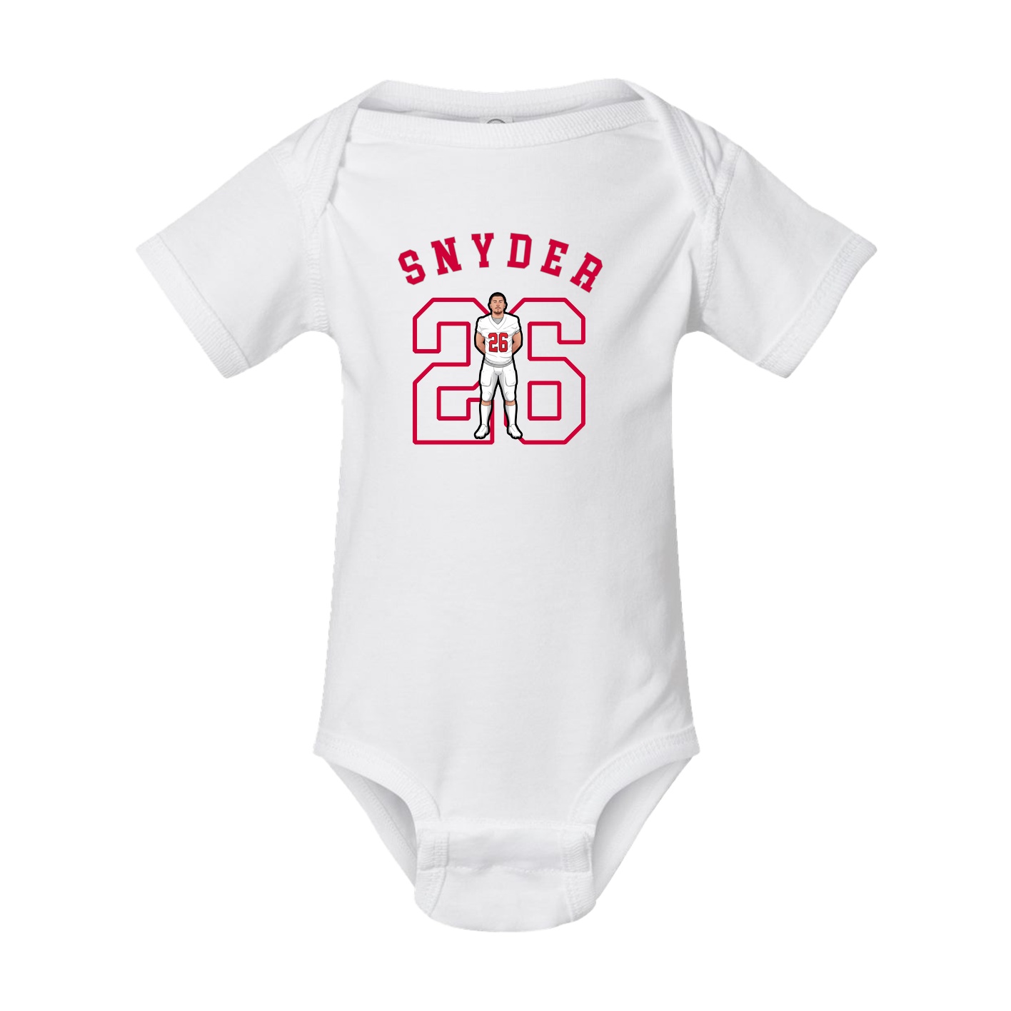 Baby Onesie — Shirsey Arch in White