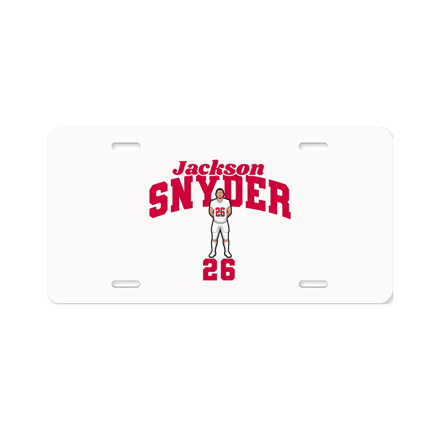 License Plate — Signature Arch in Classic