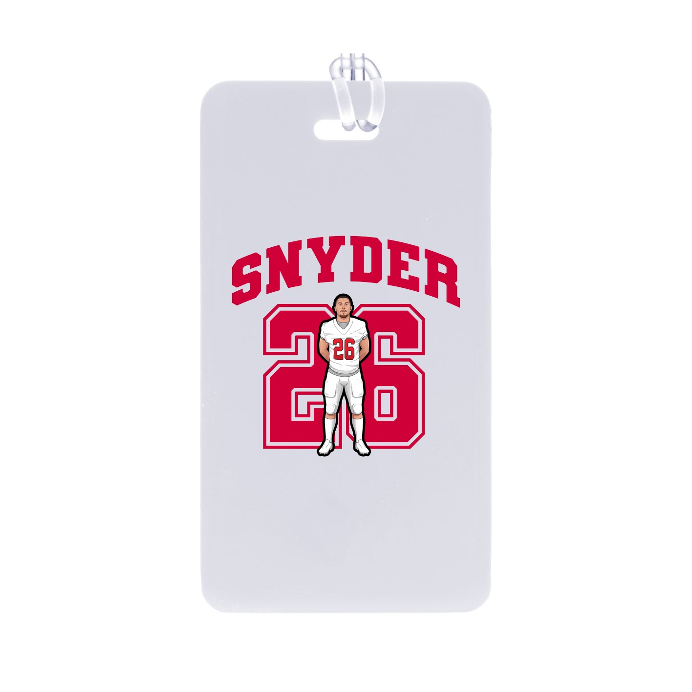 Bag Tag — Number in Classic