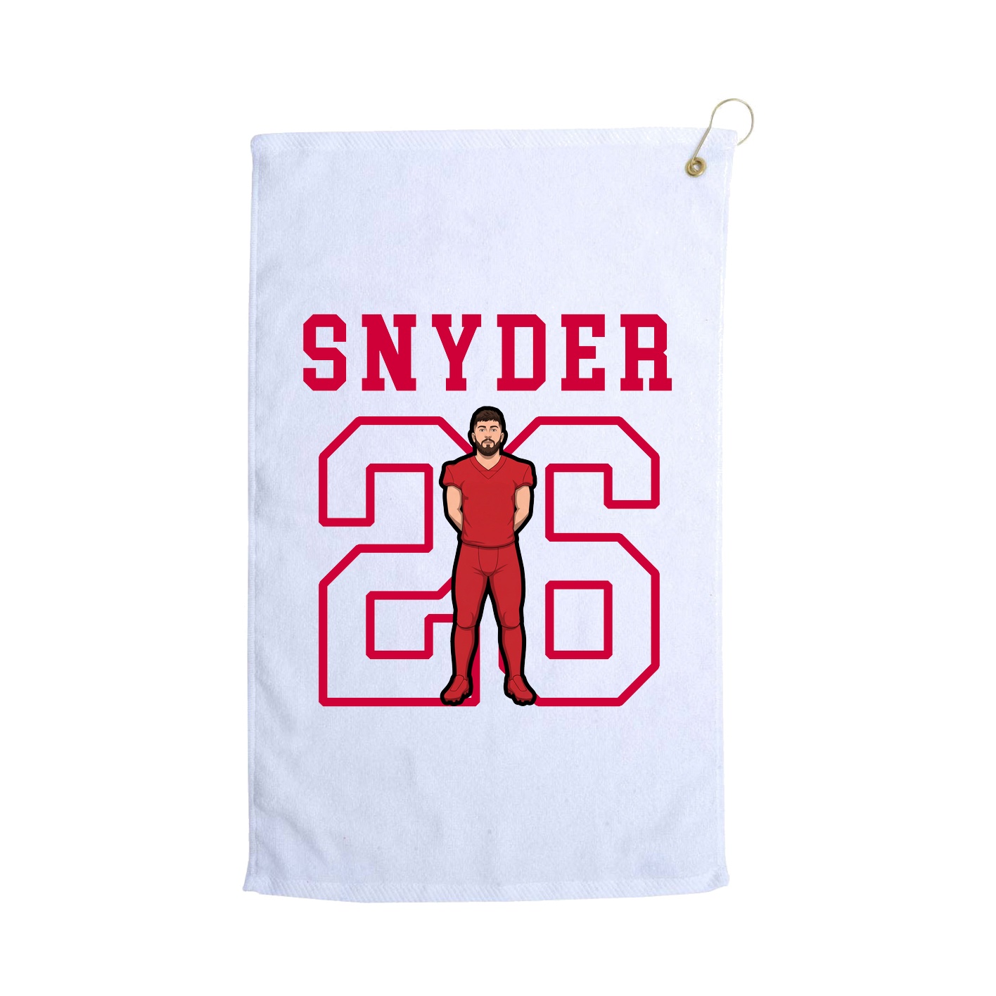 Golf Towel — Shirsey in White
