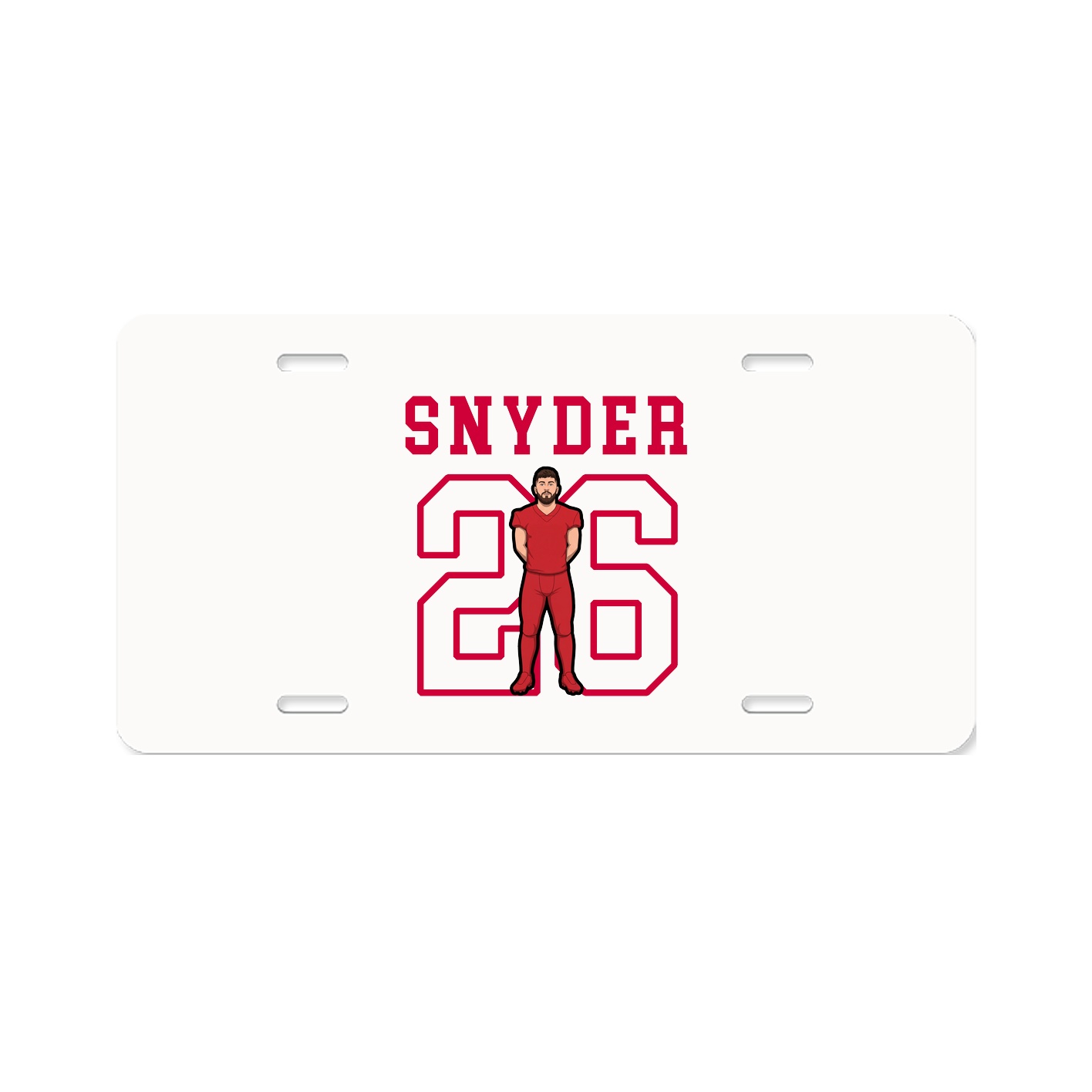 License Plate — Shirsey in Classic