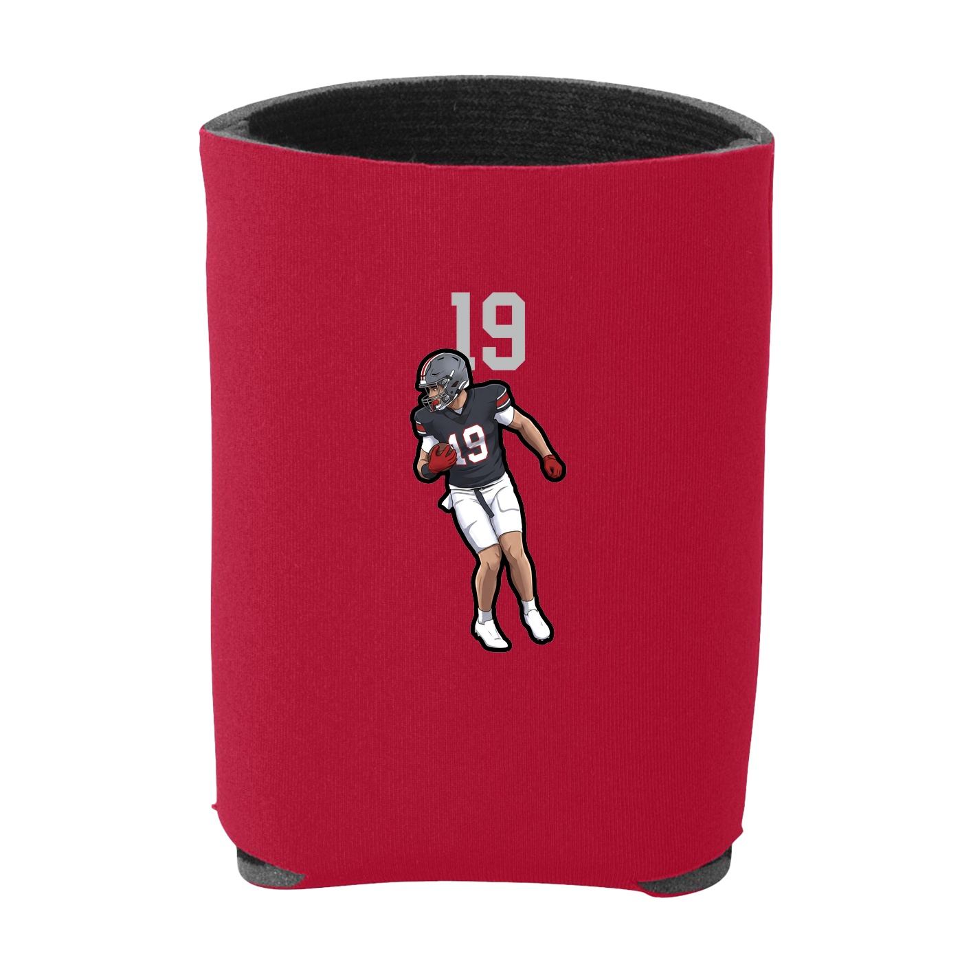 Can Holder — Number Top in Red