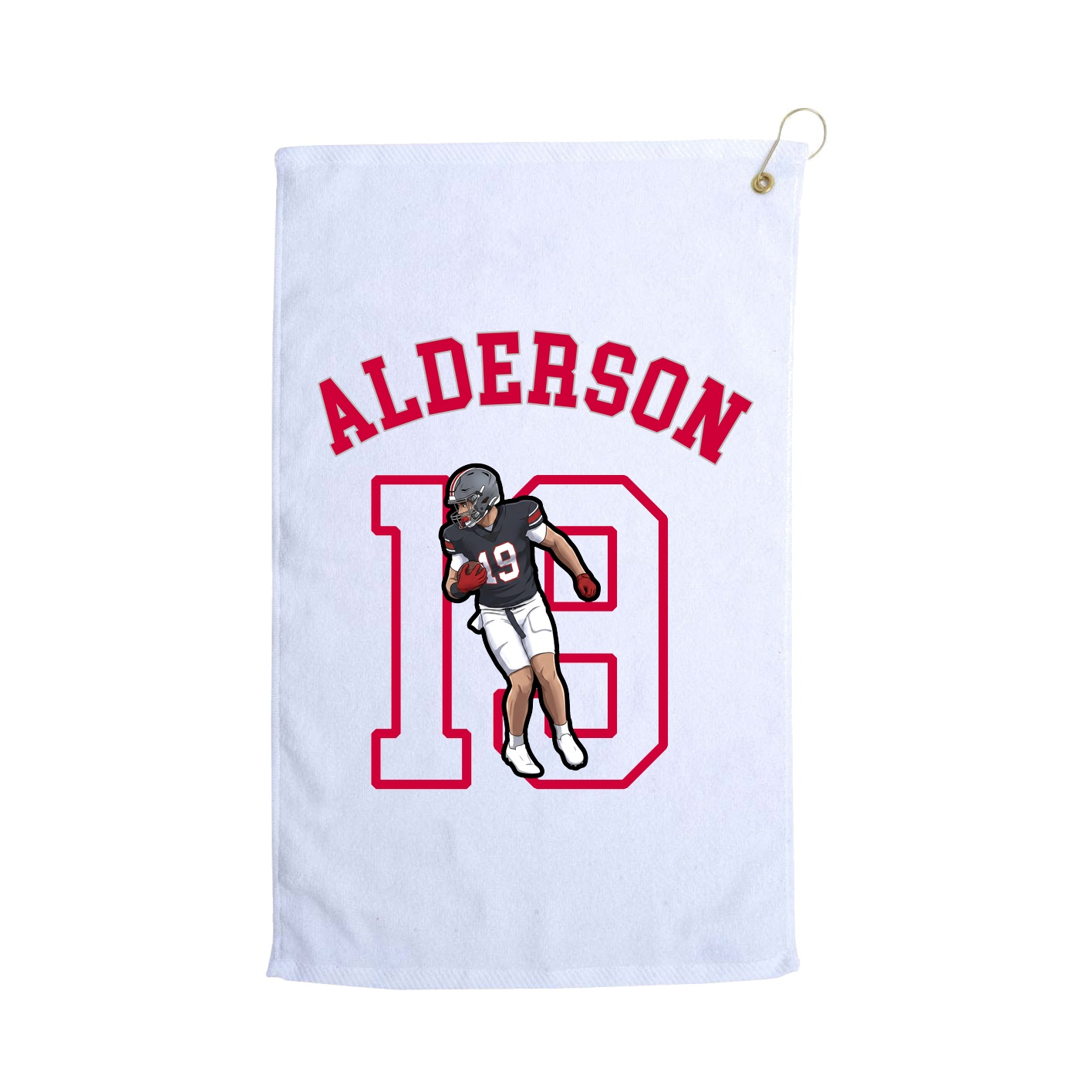 Golf Towel — Shirsey Arch in White