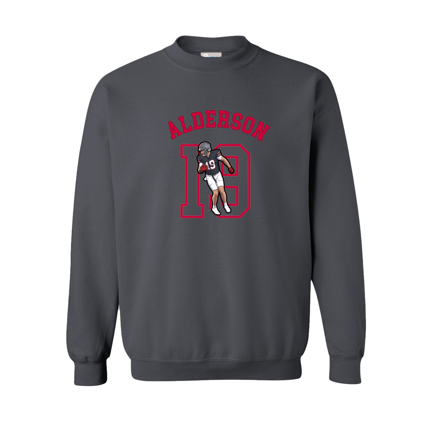 Fleece Crew — Shirsey Arch in Grey