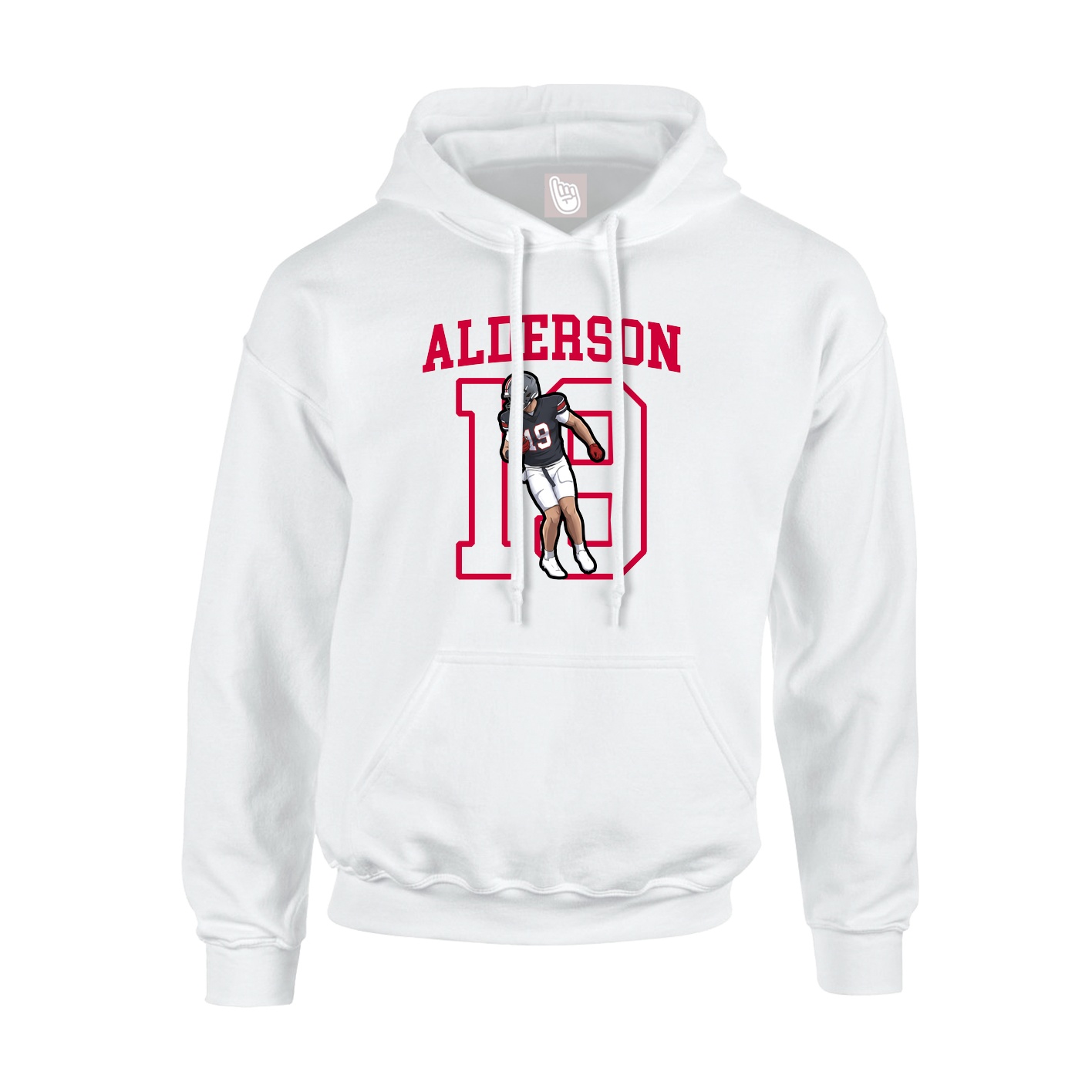 Hoodie — Shirsey in White