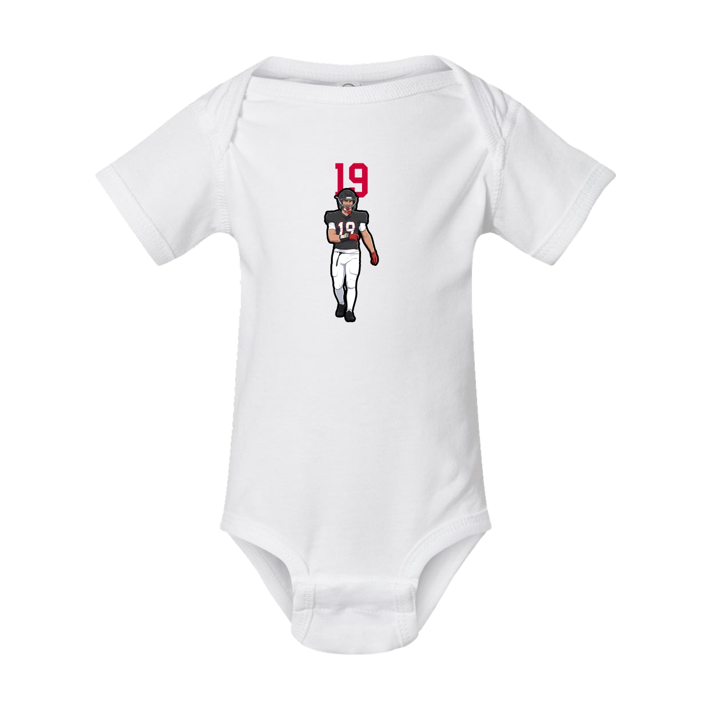 Baby Onesie — Number Top in White