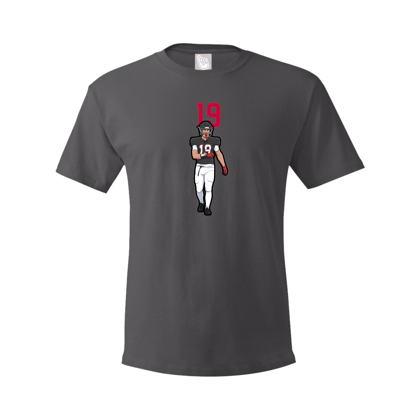 Tee — Number Top in Grey