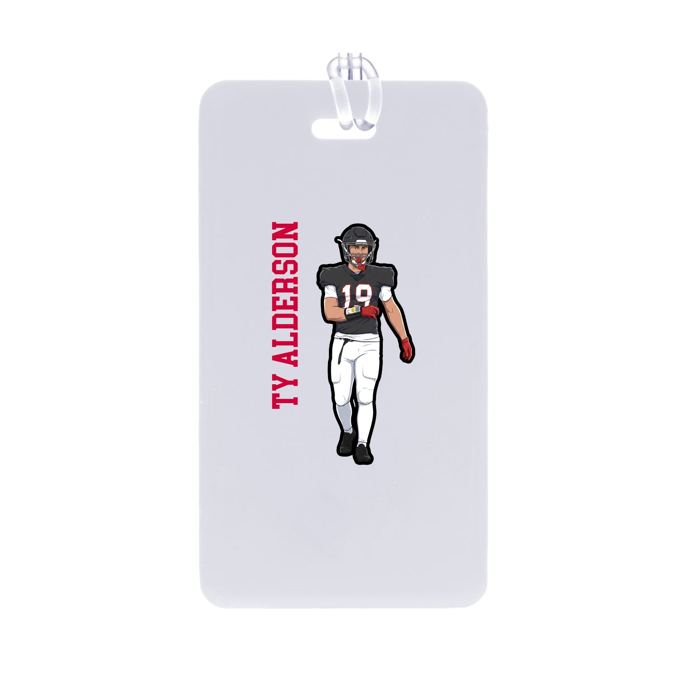 Bag Tag — Name Vertical in Classic
