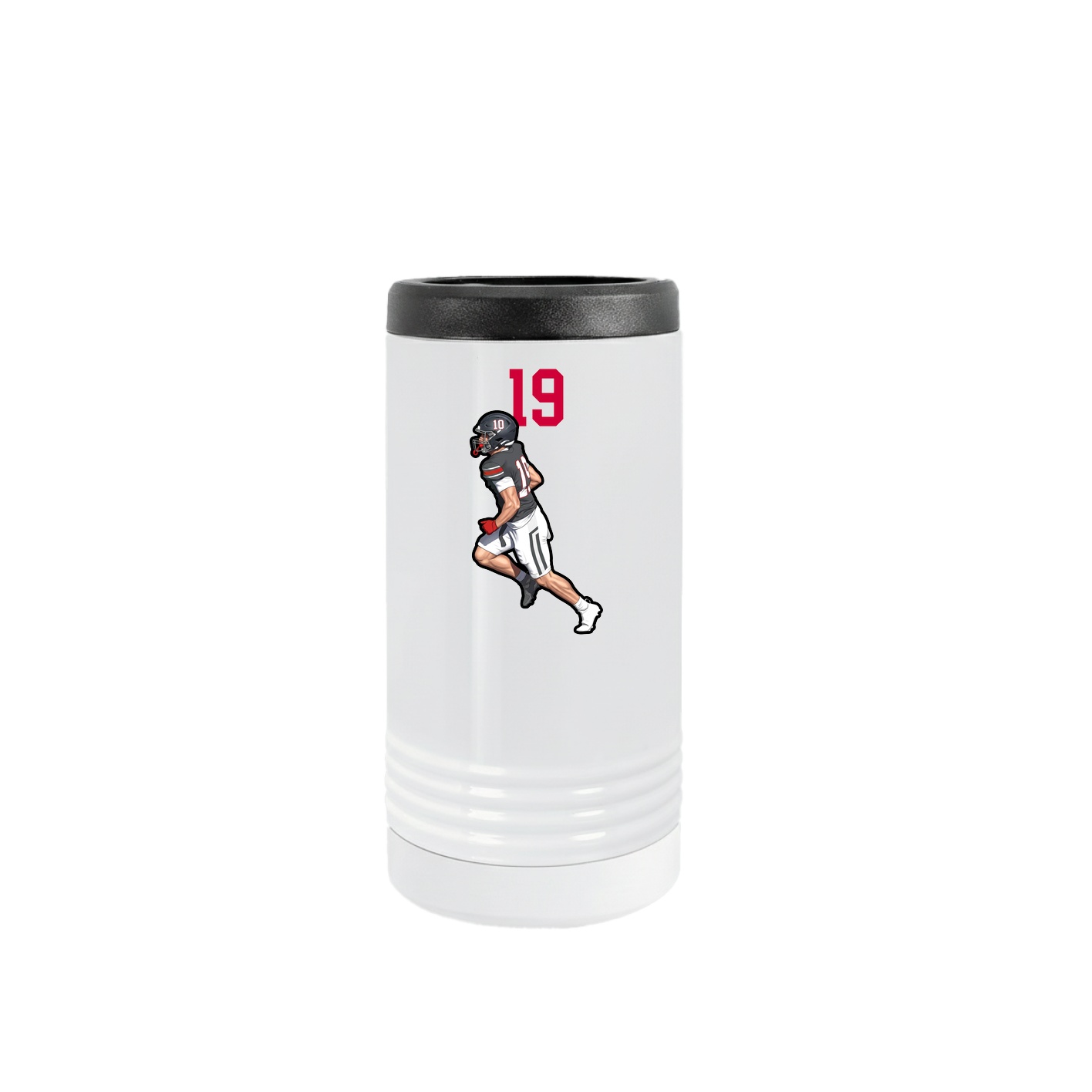 Slim Beverage Holder — Number Top in White