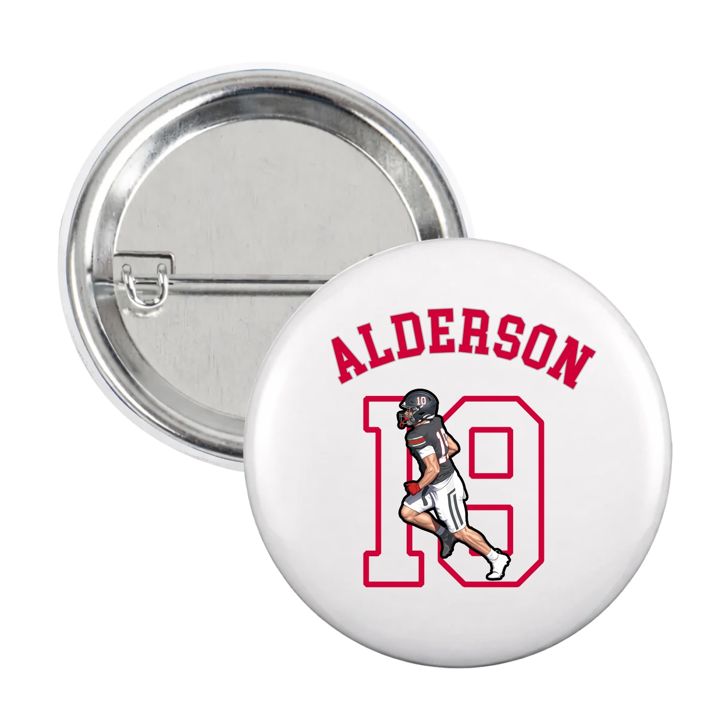 Game Day Button — Shirsey Arch in White