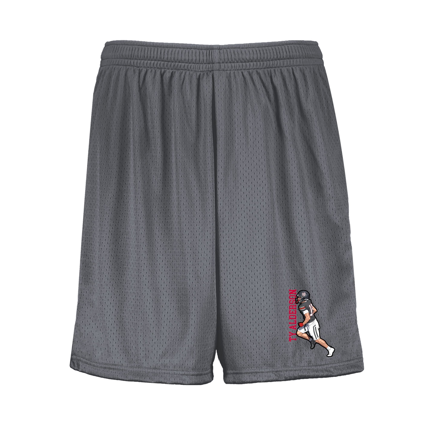 Shorts — Name Vertical in Grey