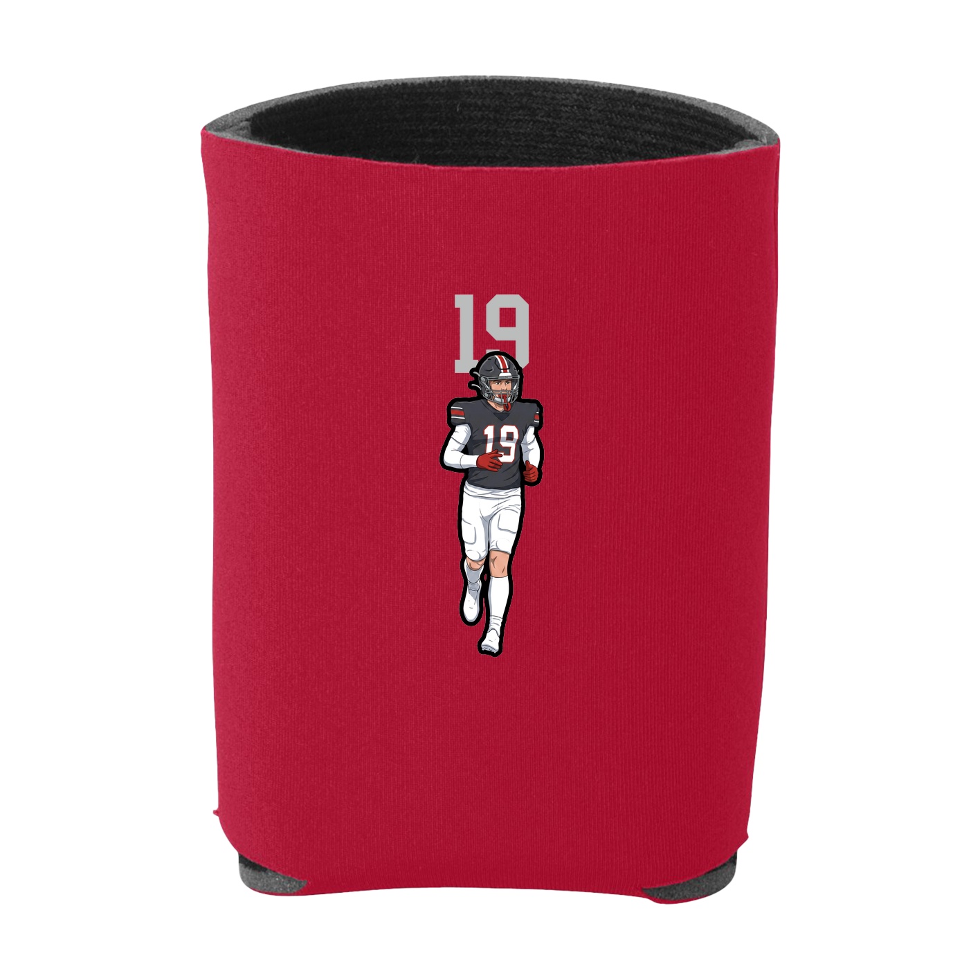 Can Holder — Number Top in Red