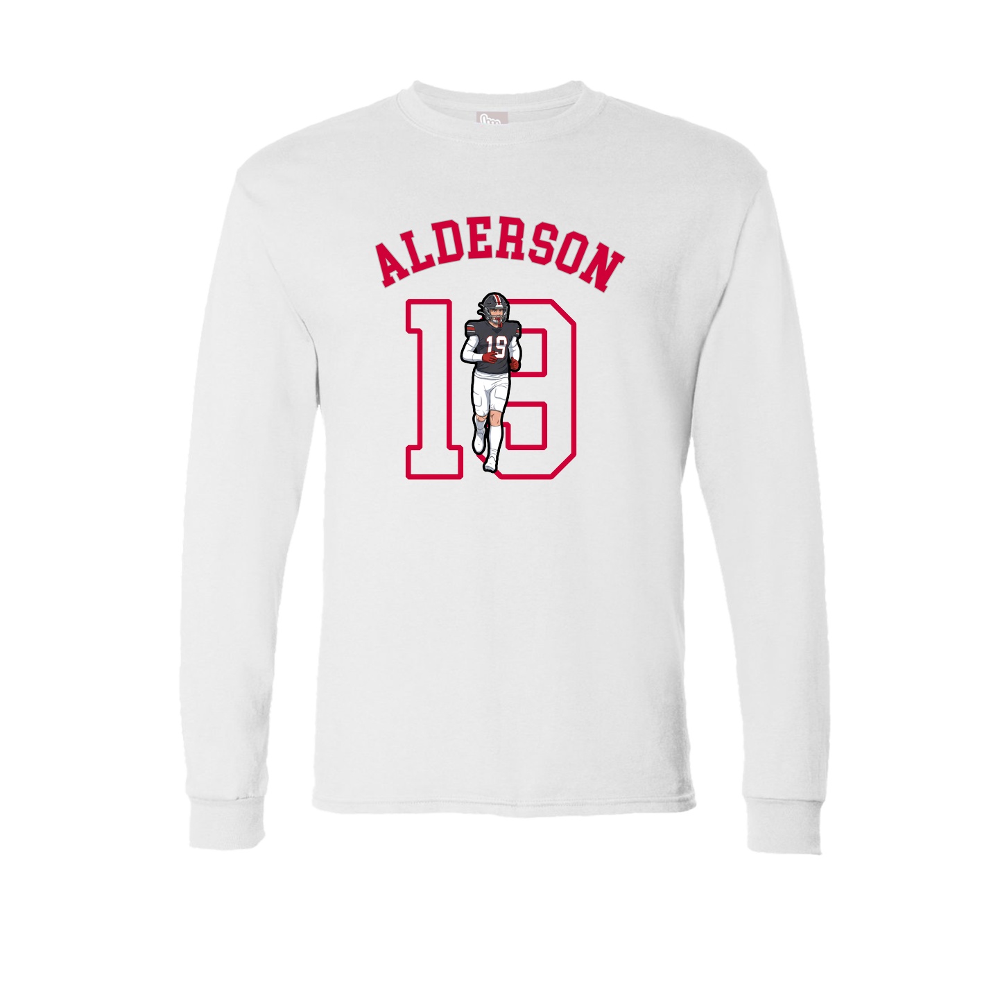Long Sleeve Tee — Shirsey Arch in White