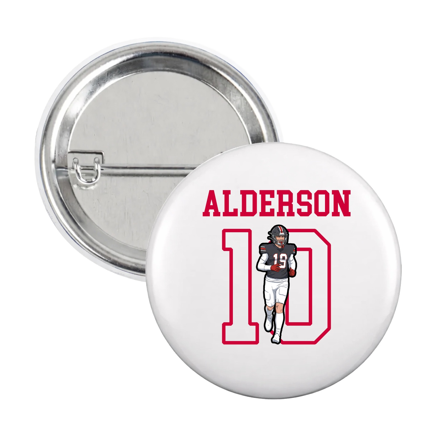 Game Day Button — Shirsey in White