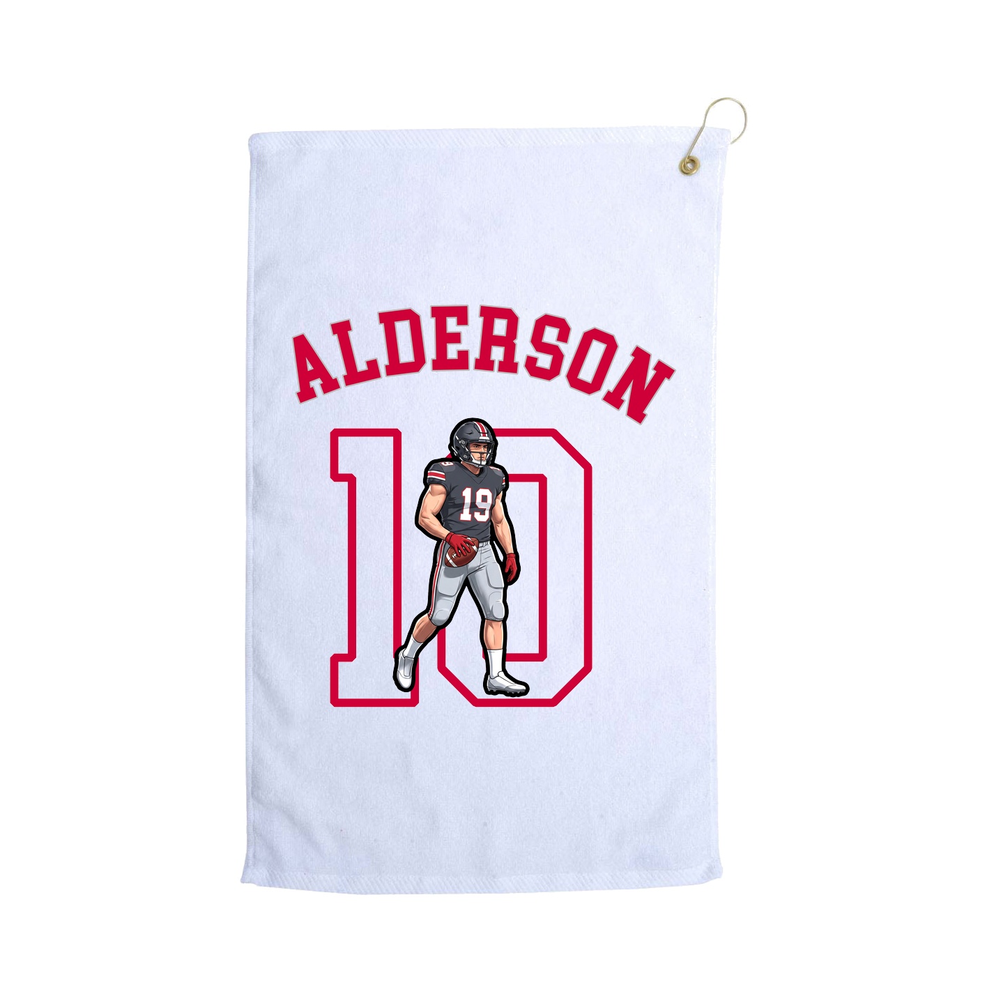 Golf Towel — Shirsey Arch in White
