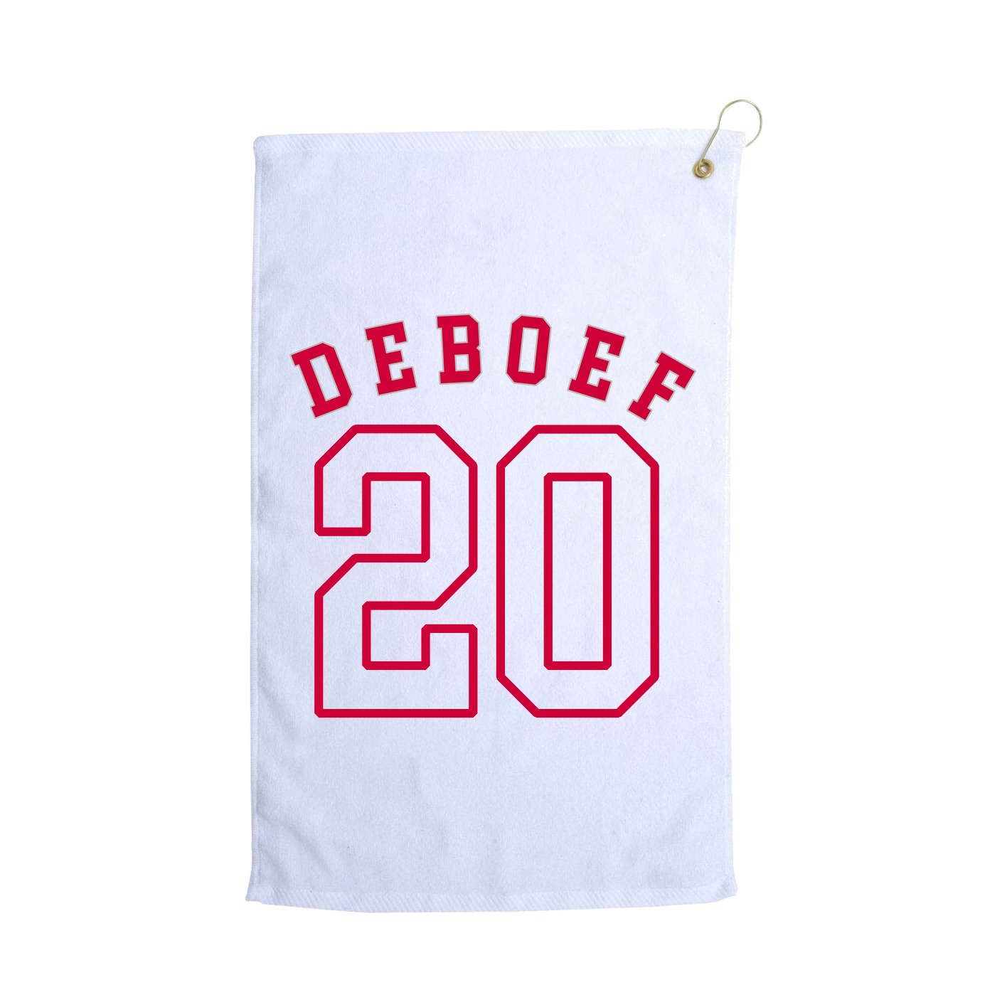 Golf Towel — Shirsey Arch in White