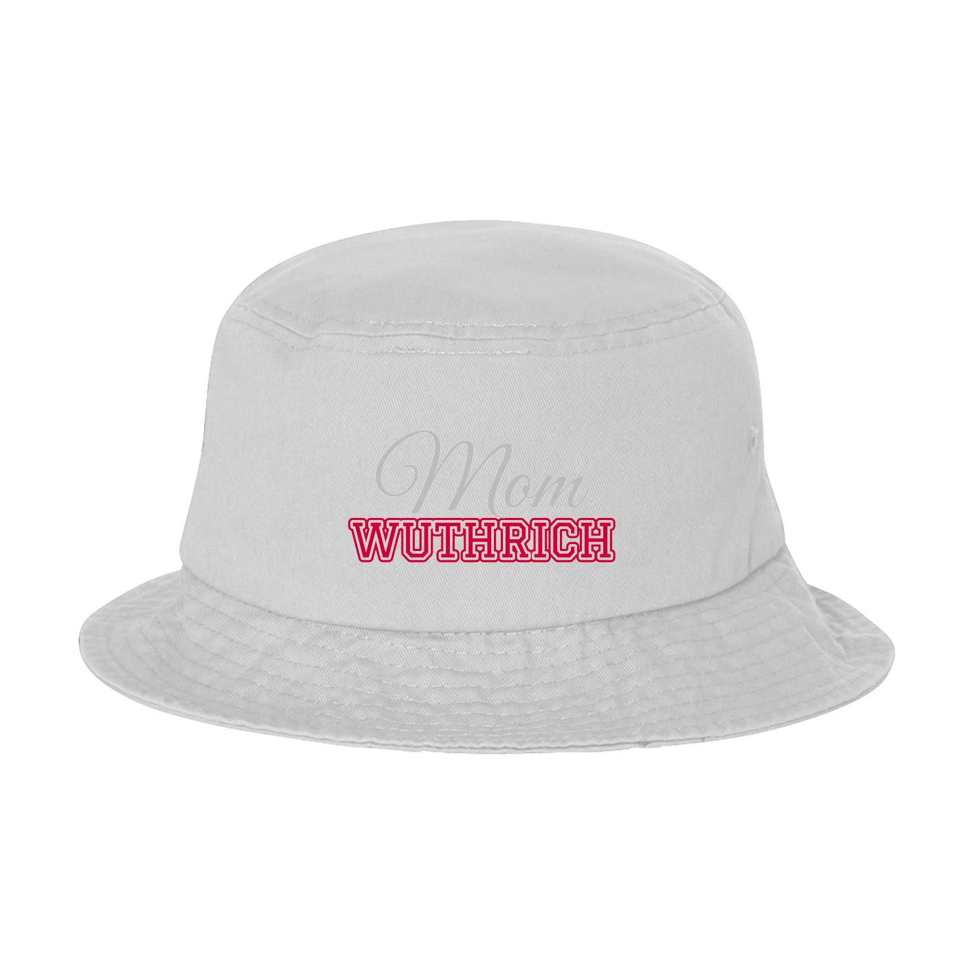 Bucket Cap — Mothers Day Block in White