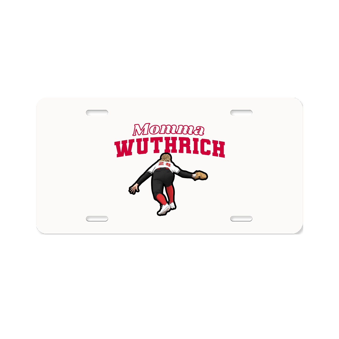 License Plate — Mothers Day Block in Classic