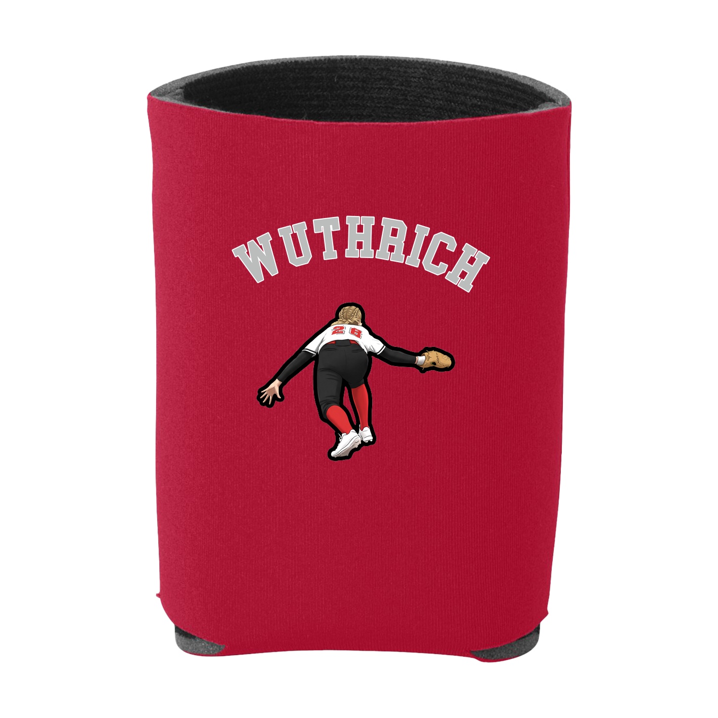 Can Holder — Shirsey Arch in Red