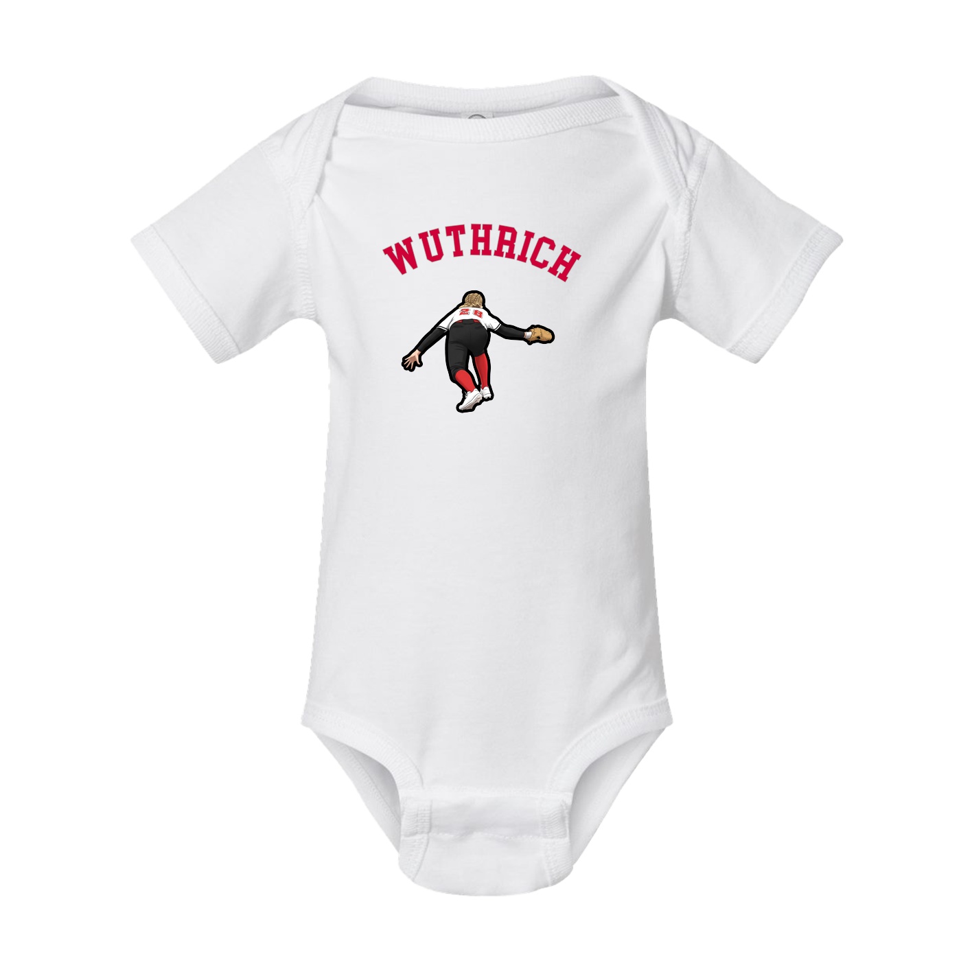 Baby Onesie — Shirsey Arch in White