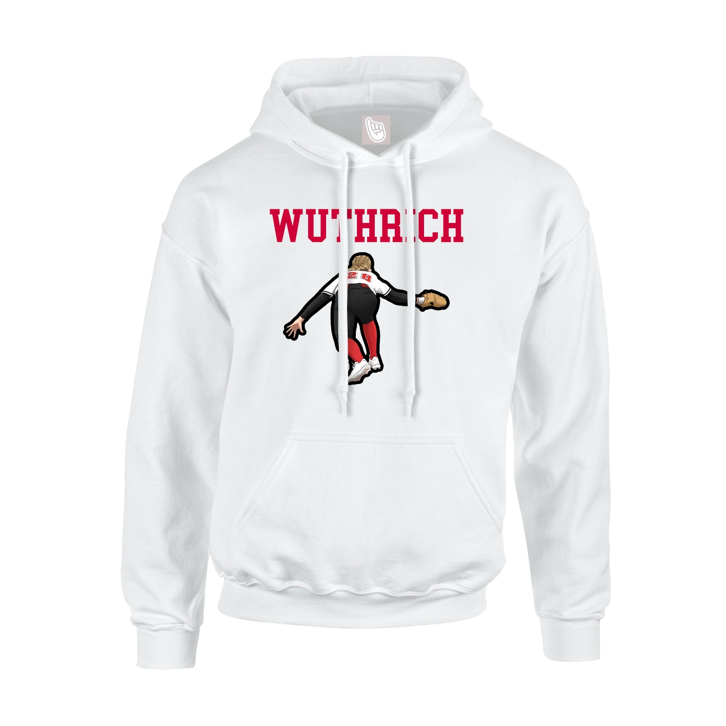 Hoodie — Shirsey in White