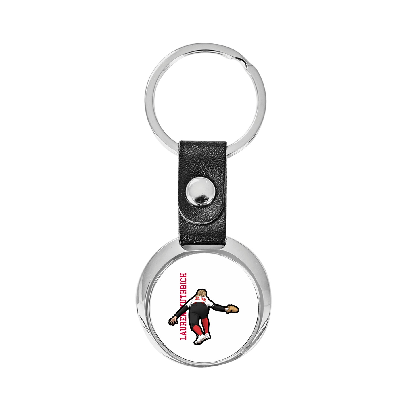 Key Chain — Name Vertical in Classic
