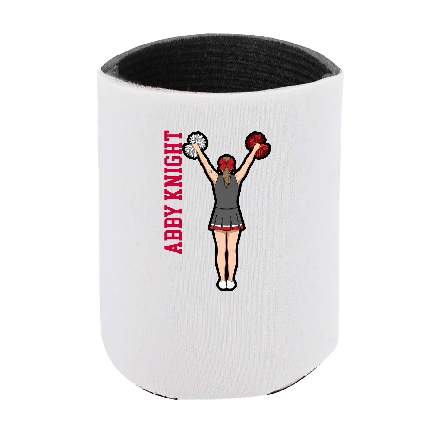 Can Holder — Name Vertical in White