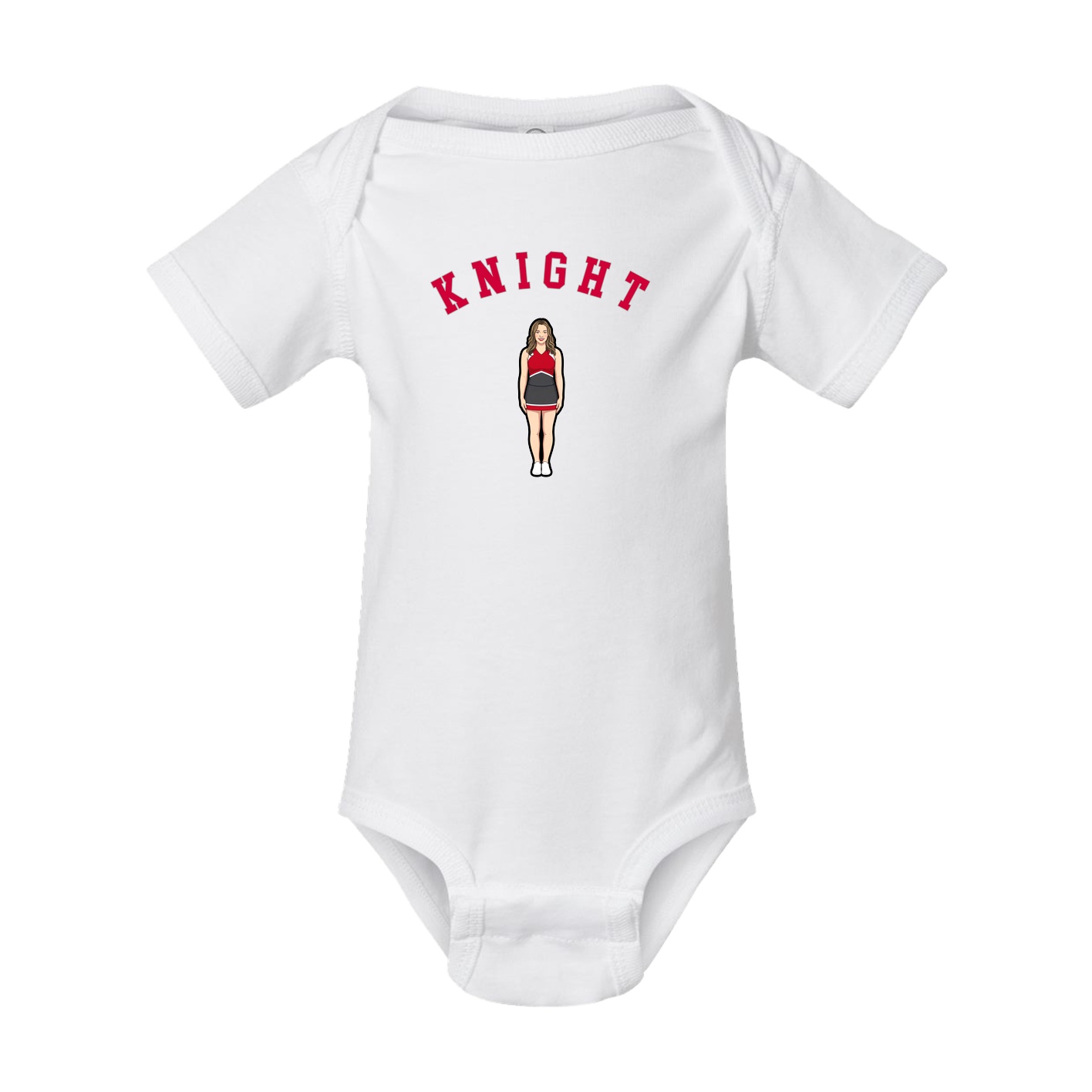 Baby Onesie — Shirsey Arch in White