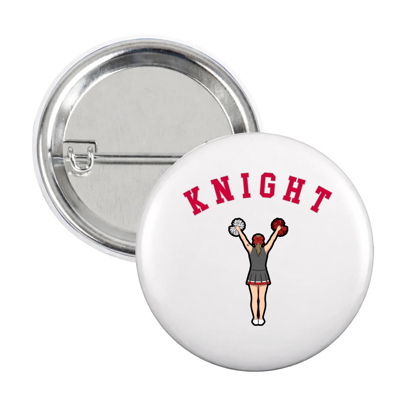 Game Day Button — Shirsey Arch in White