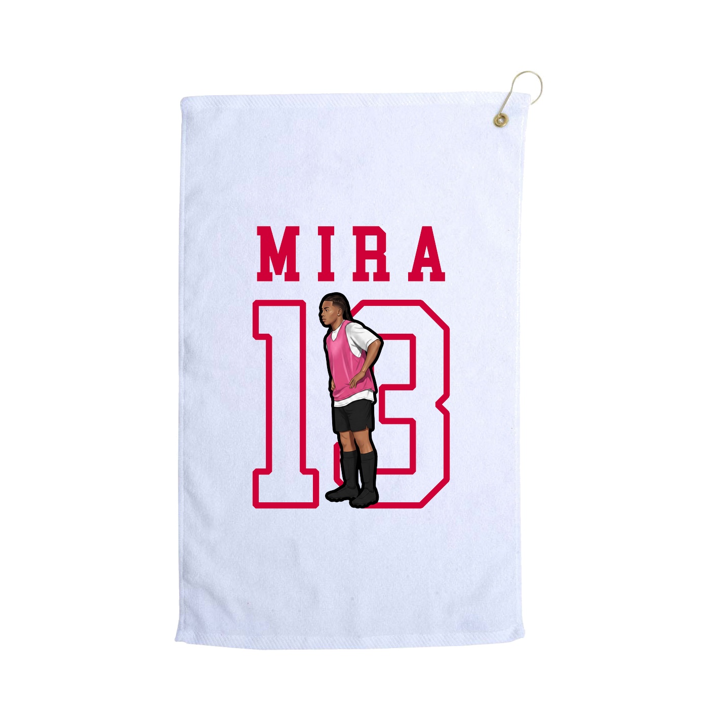 Golf Towel — Shirsey in White