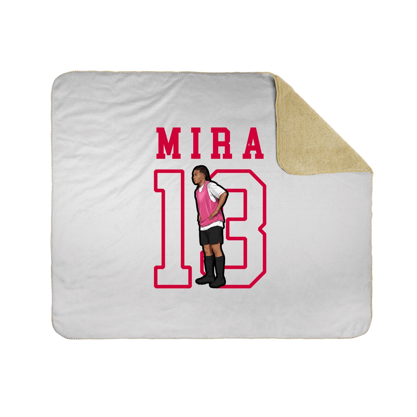 Throw Blanket — Shirsey in White