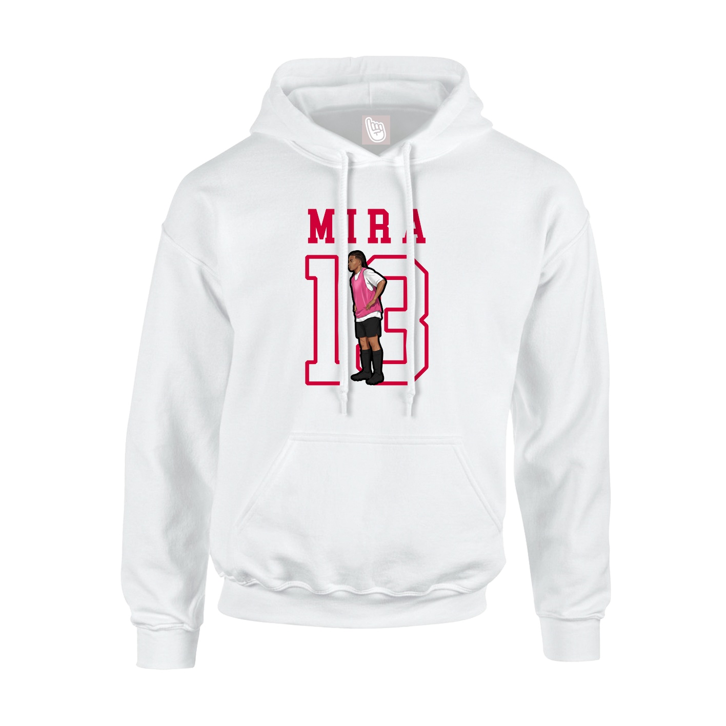 Hoodie — Shirsey in White