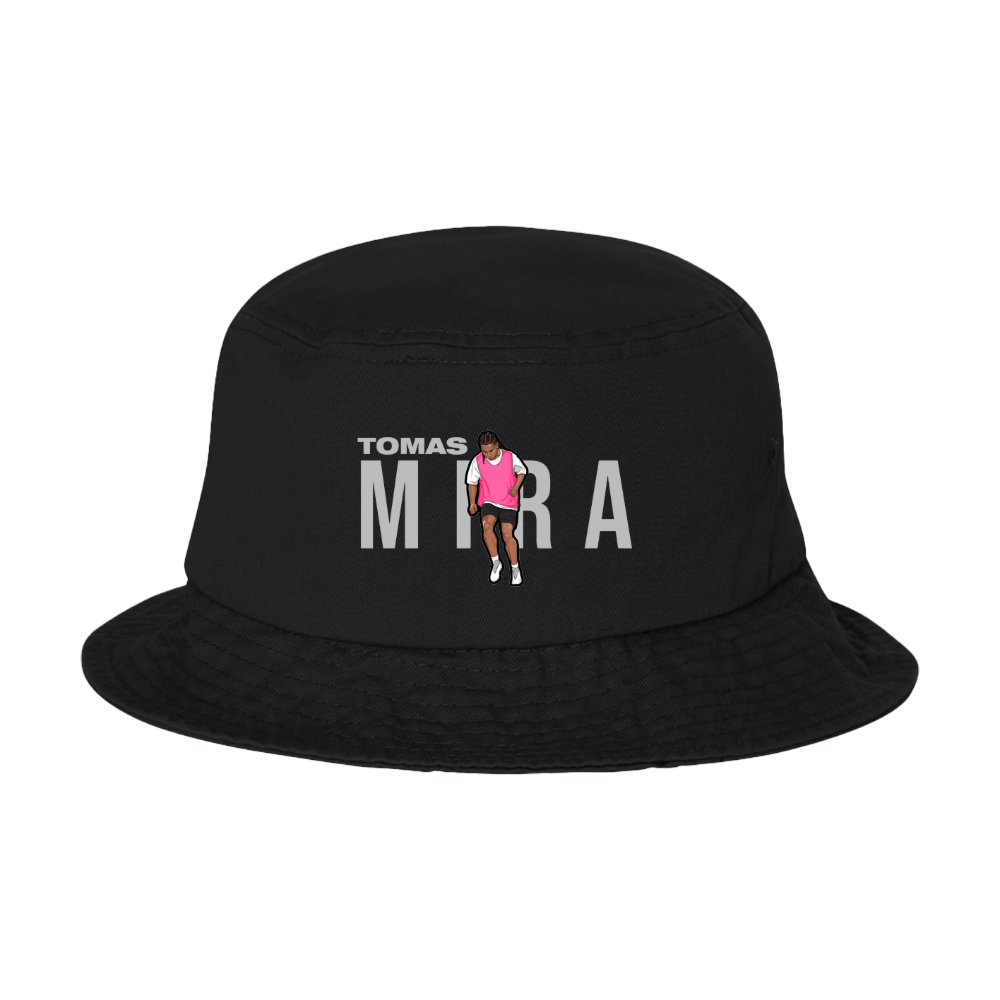 Bucket Cap — Player Name in Black