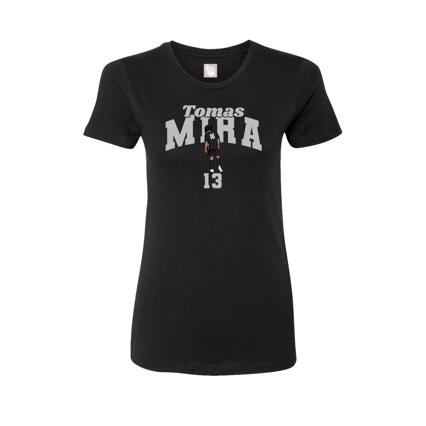 Womens Tee — Signature Arch in Black