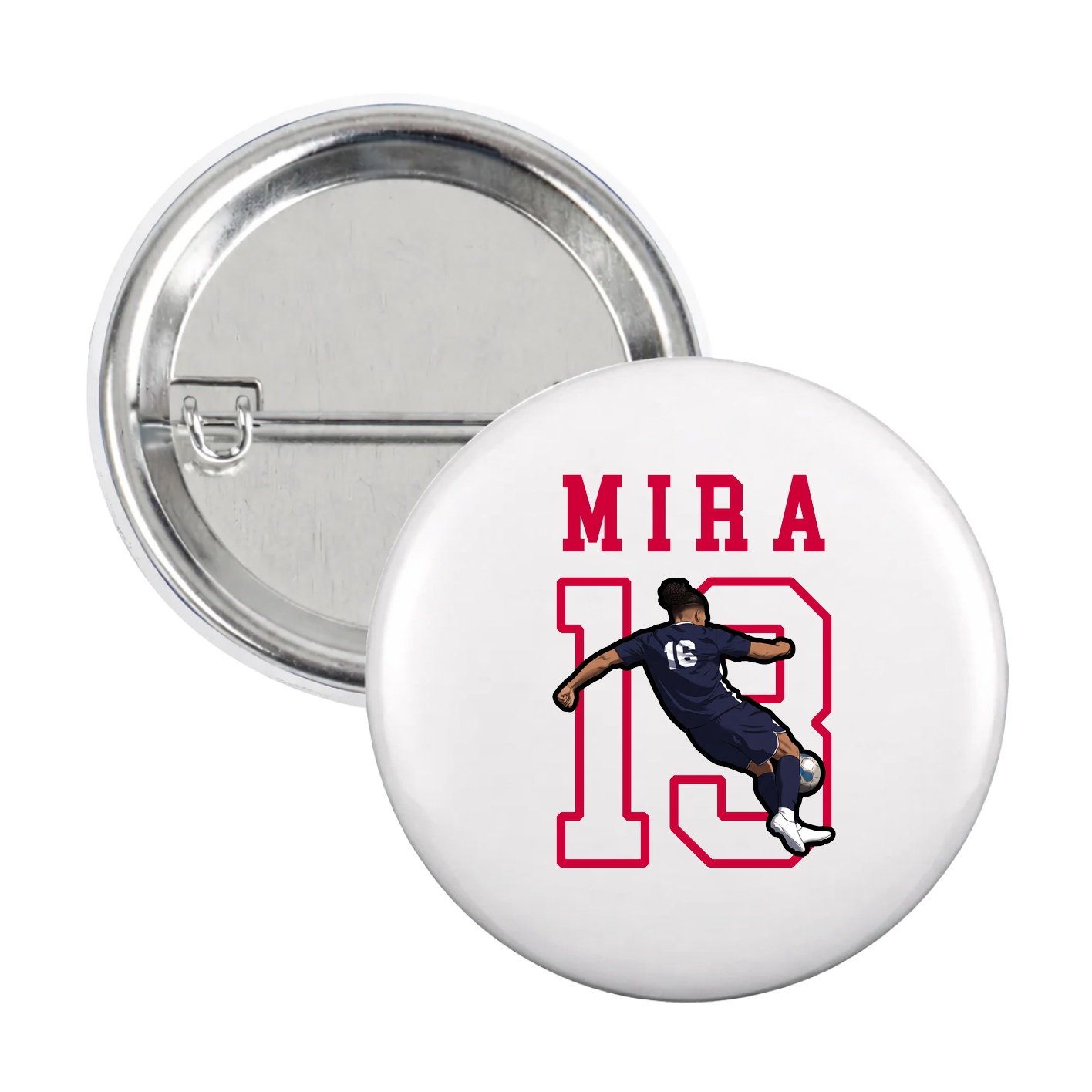 Game Day Button — Shirsey in White