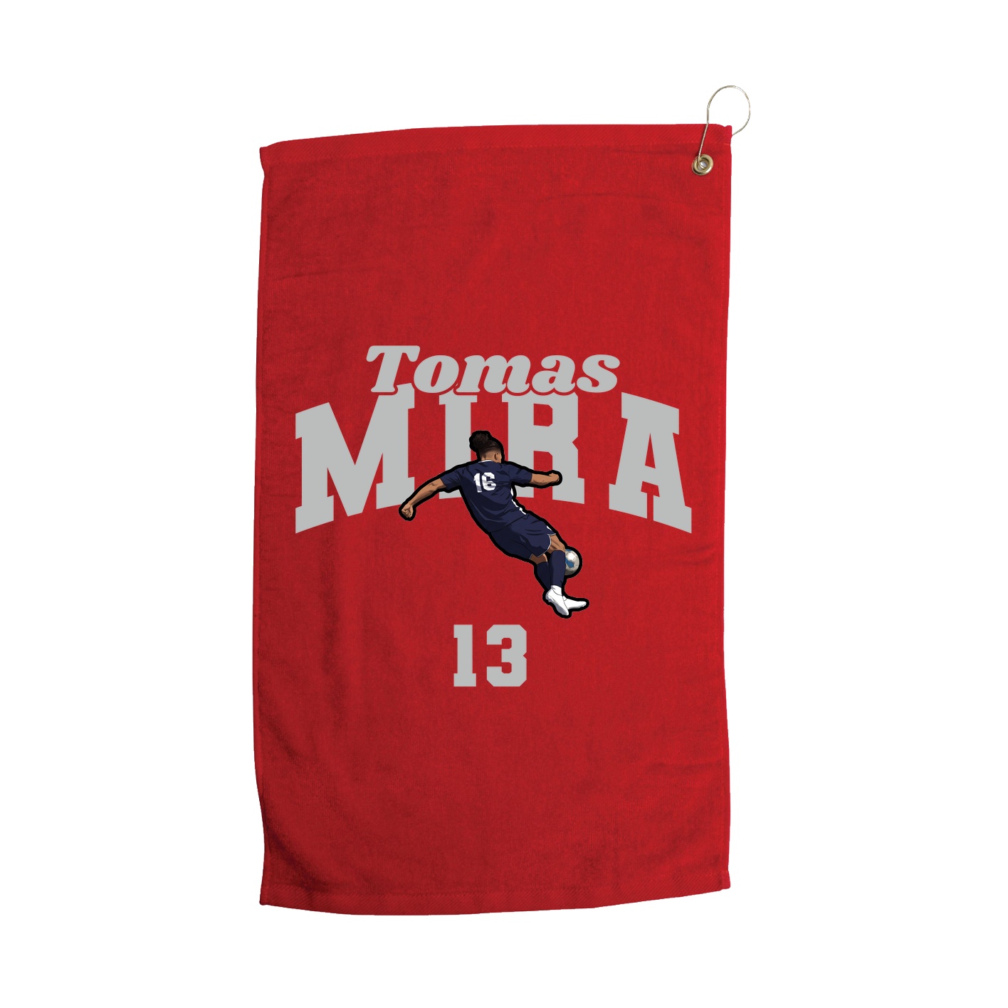 Golf Towel — Signature Arch in Red