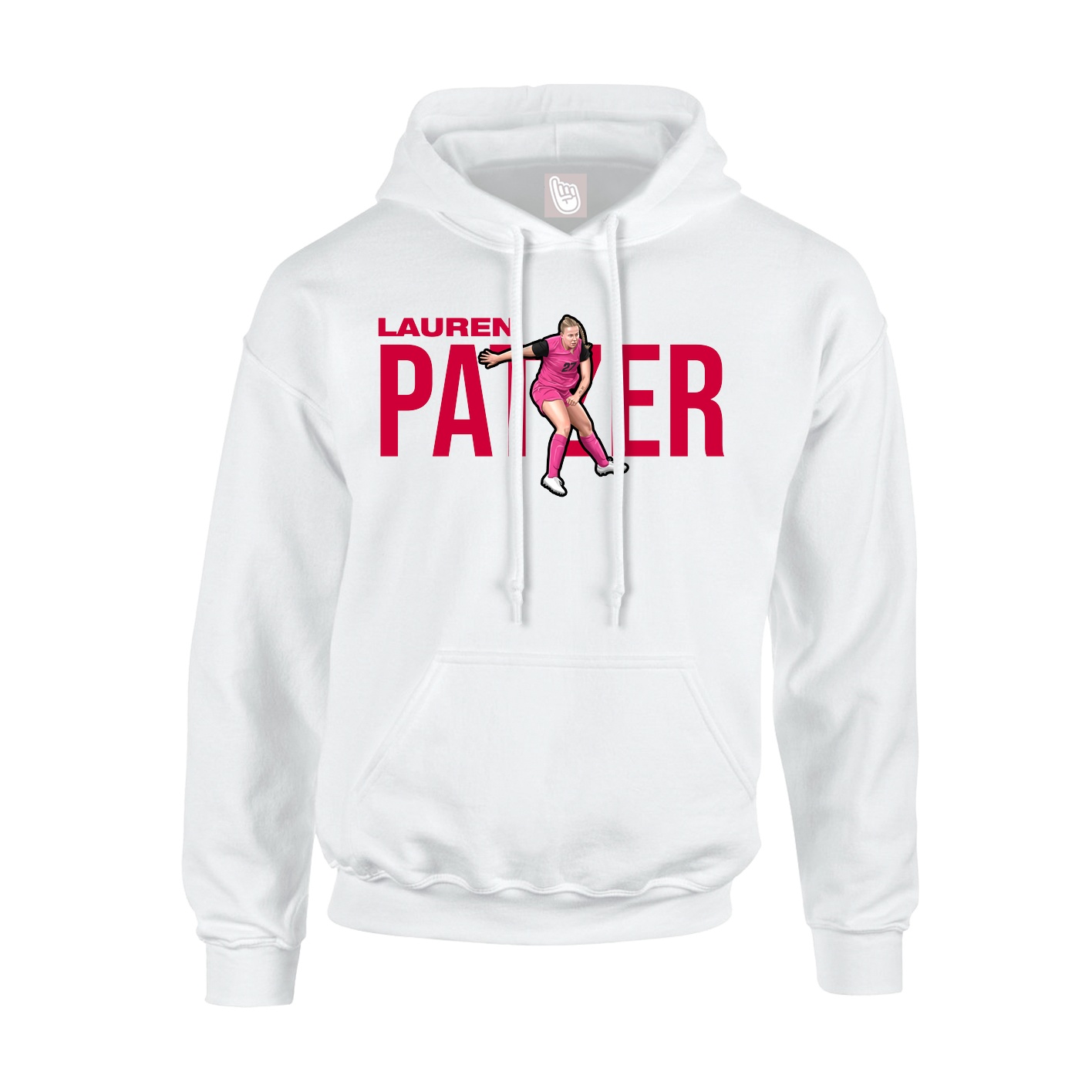 Hoodie — Player Name in White
