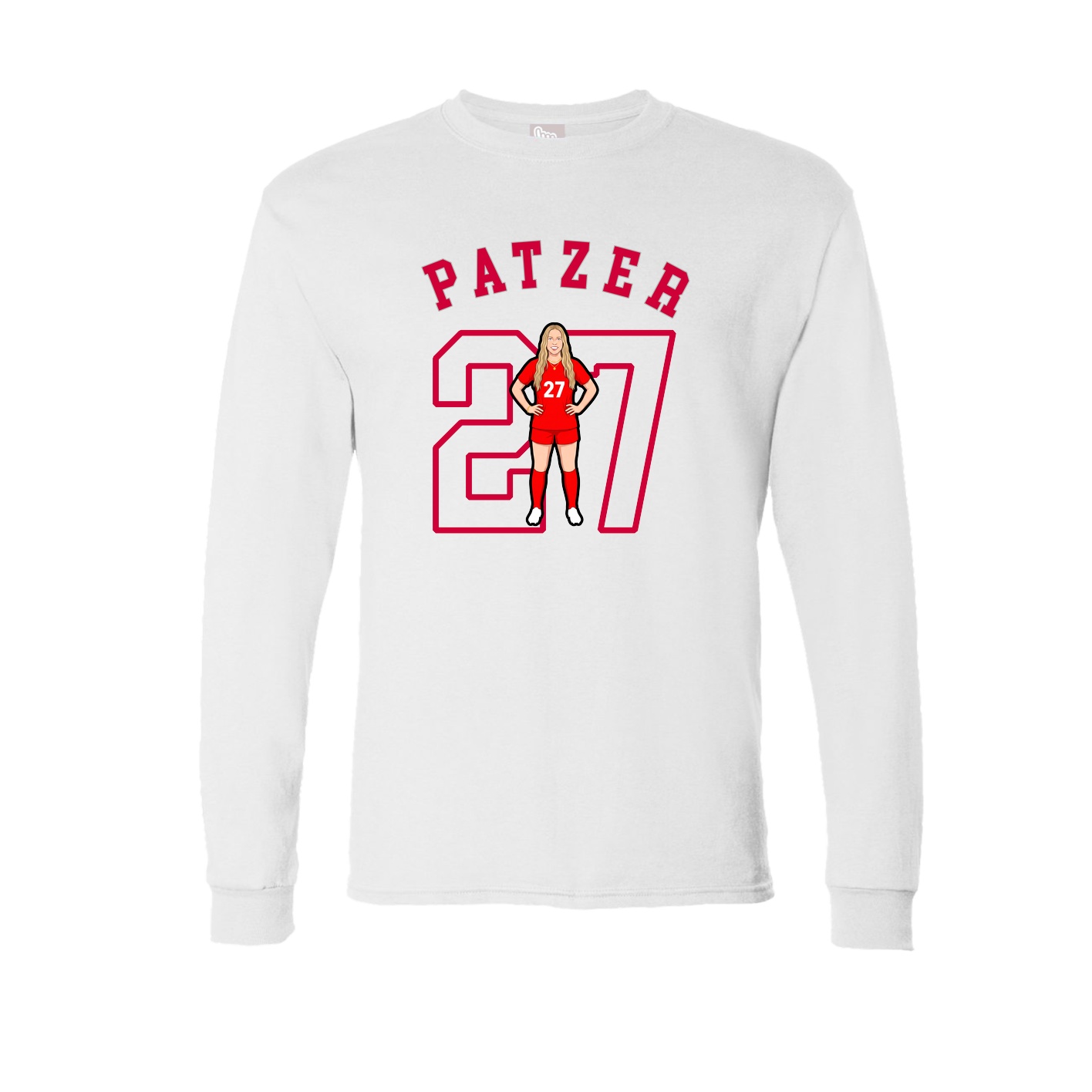 Long Sleeve Tee — Shirsey Arch in White