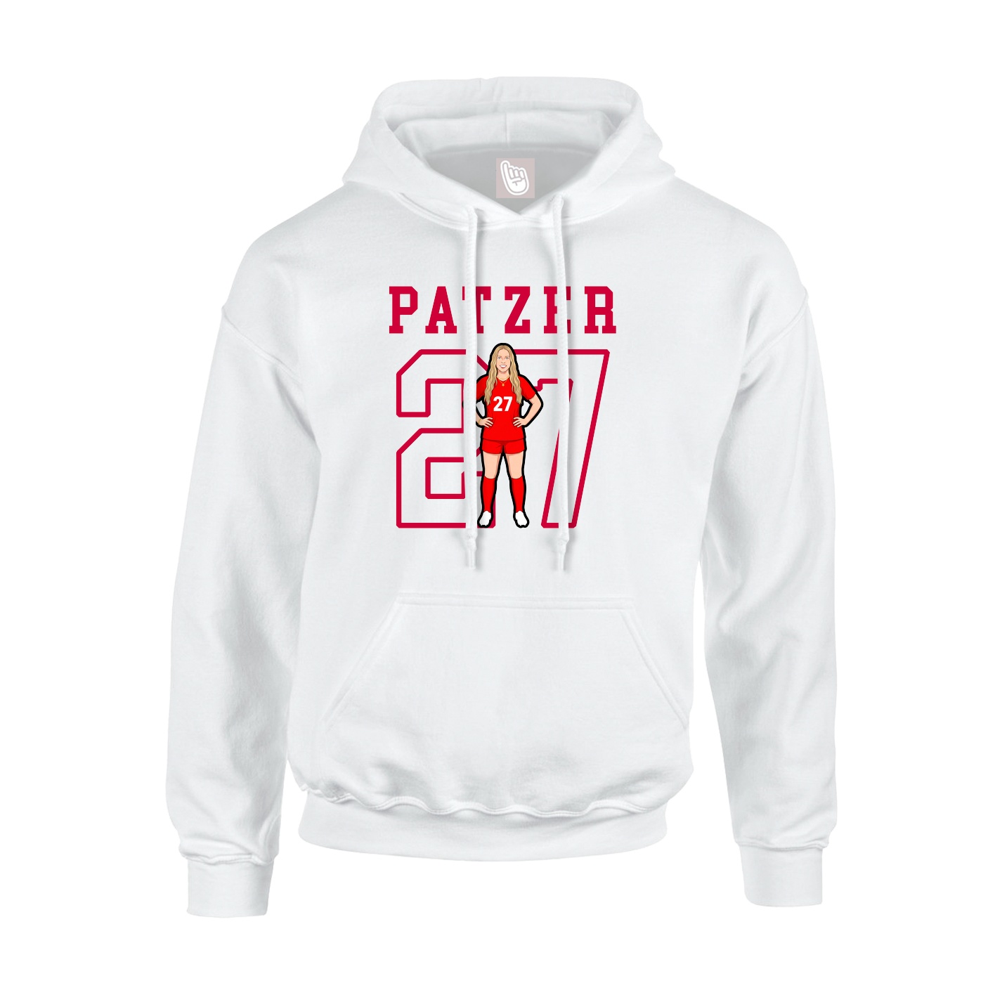 Youth Hoodie — Shirsey in White