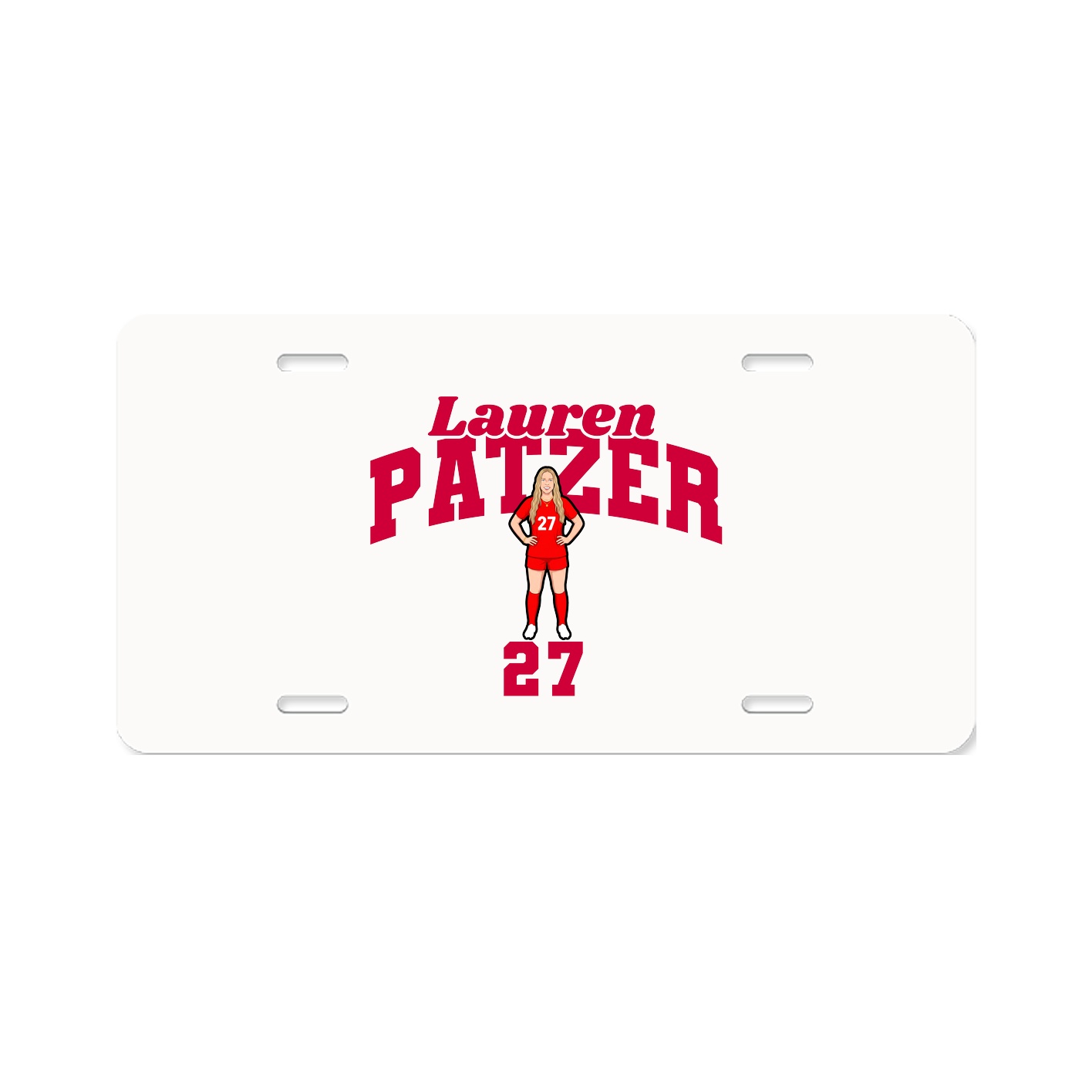 License Plate — Signature Arch in Classic