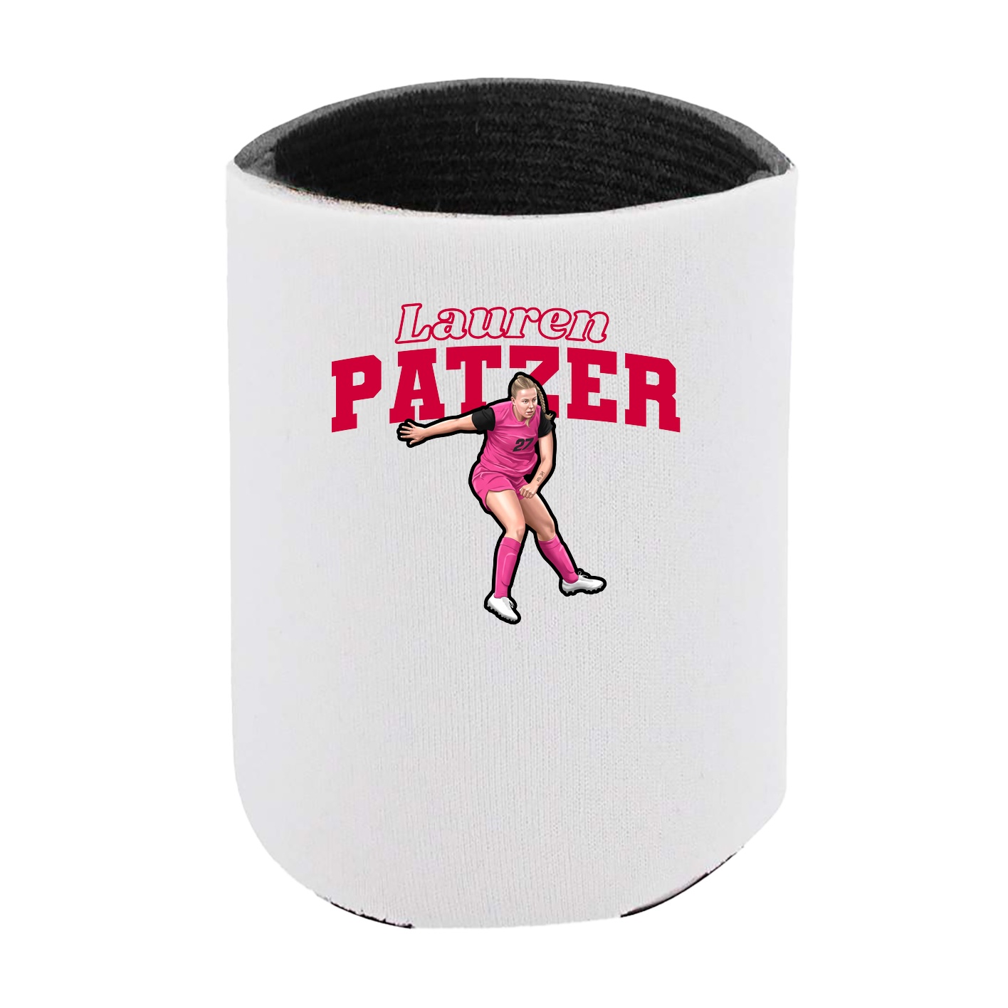 Can Holder — Name Arch in White