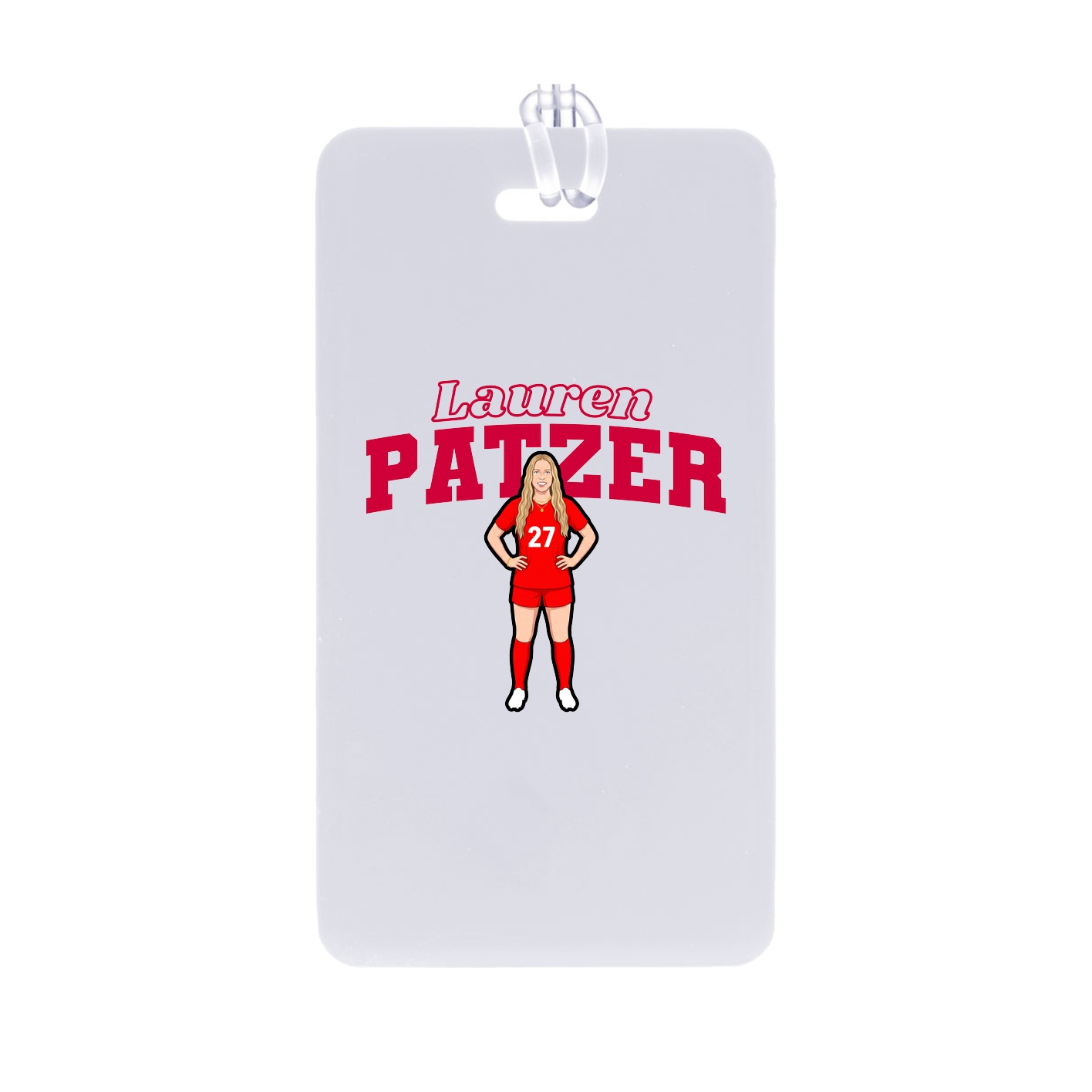 Bag Tag — Name Arch in Classic
