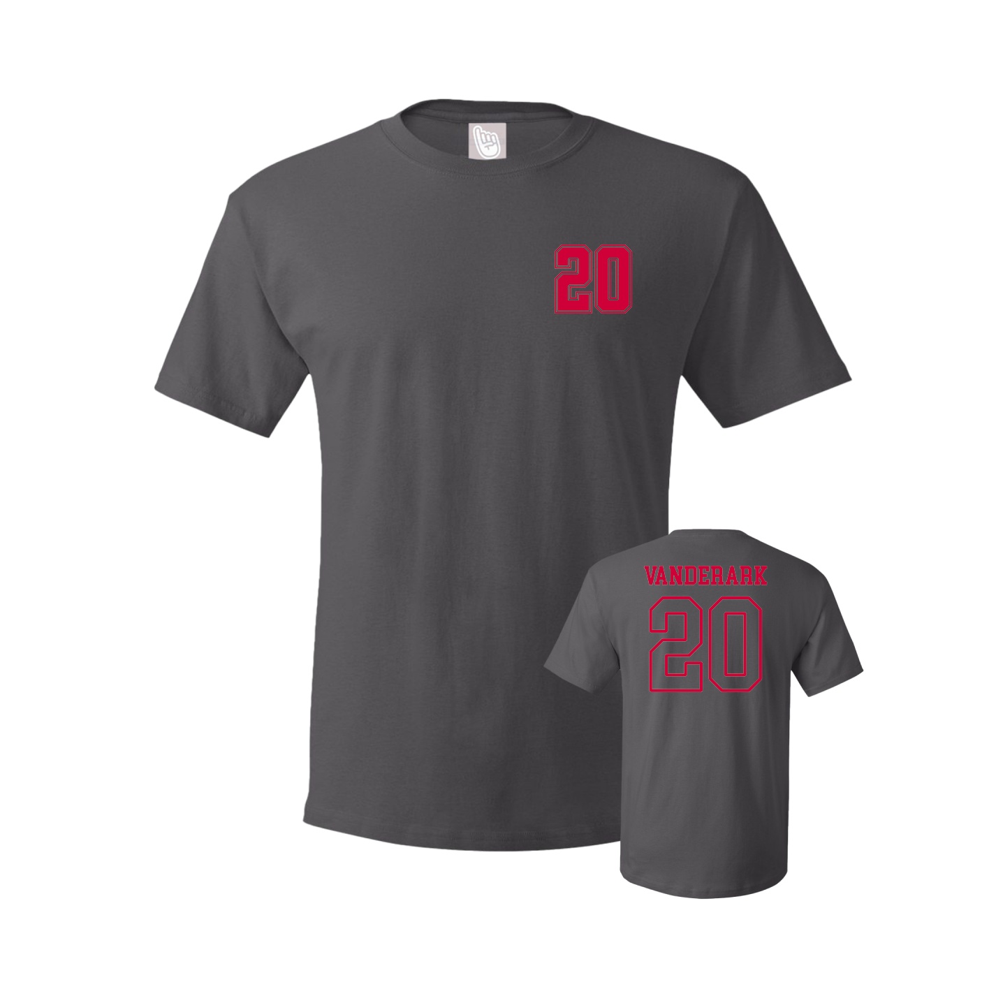Tee — Chest Back in Grey