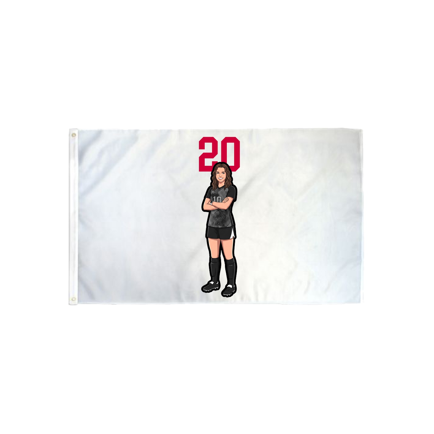 3x5 Flag — Number Top in Classic