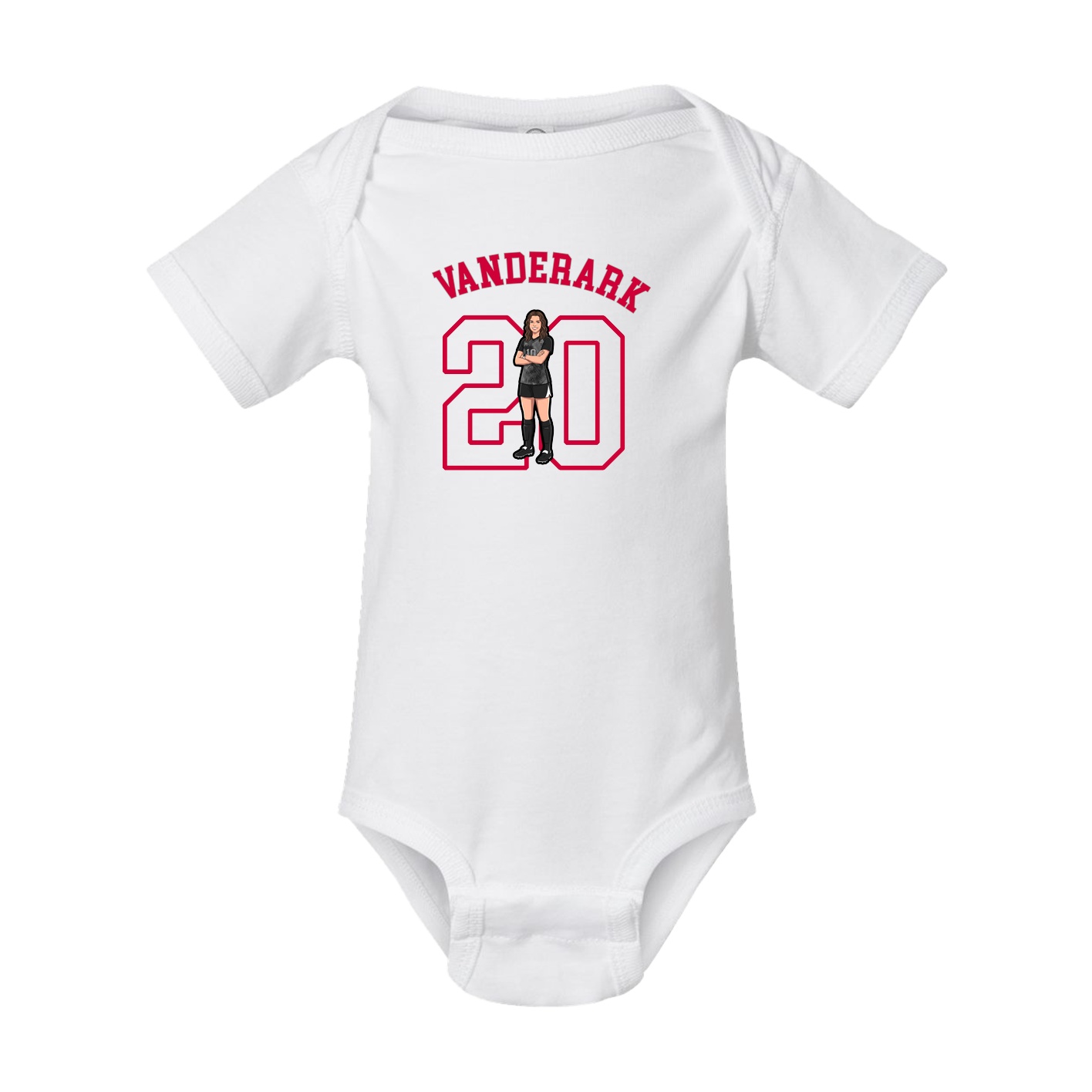 Baby Onesie — Shirsey Arch in White
