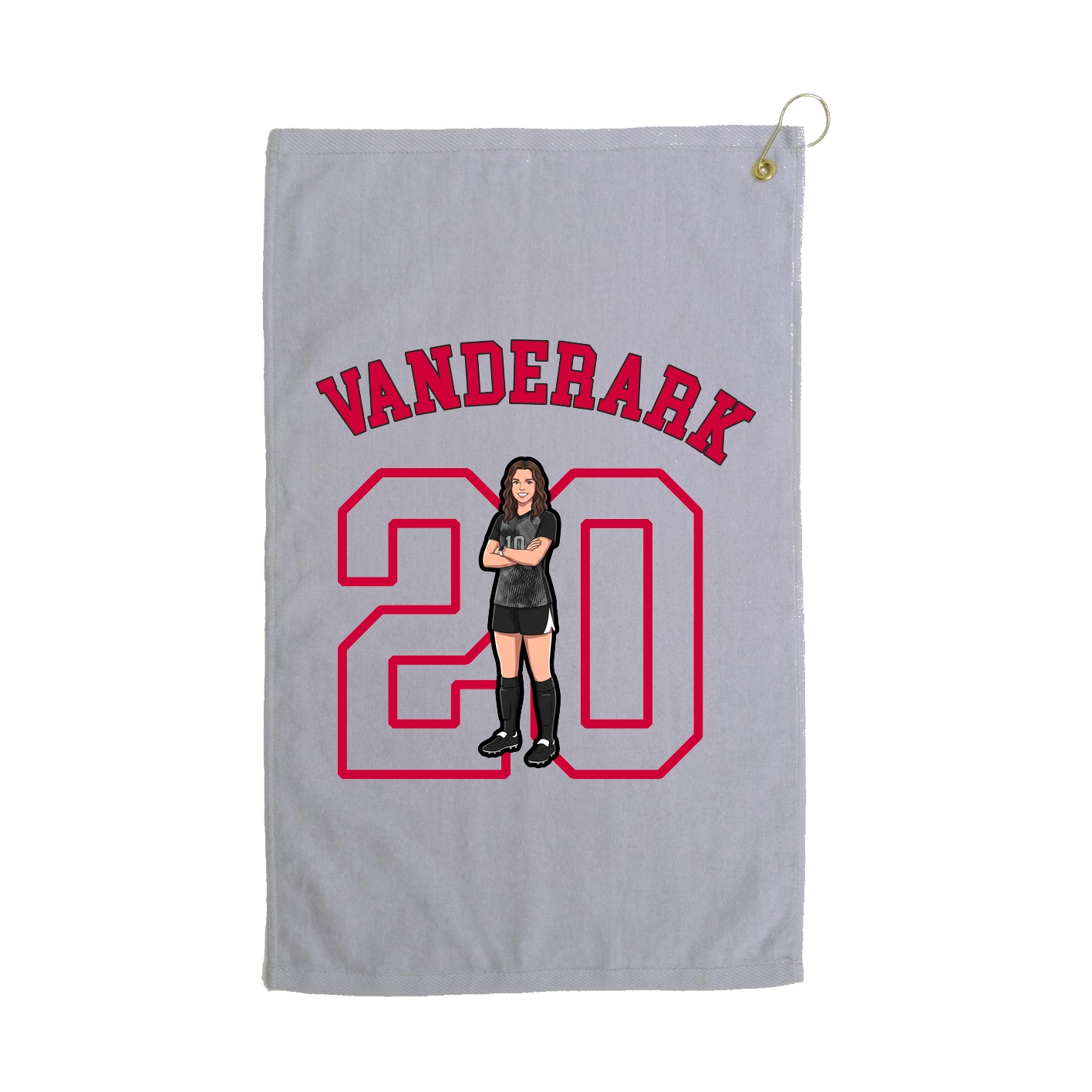 Golf Towel — Shirsey Arch in Grey