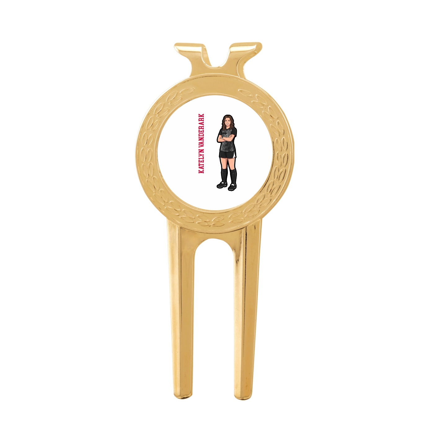 Divot Tool with Ball Marker — Name Vertical in Classic