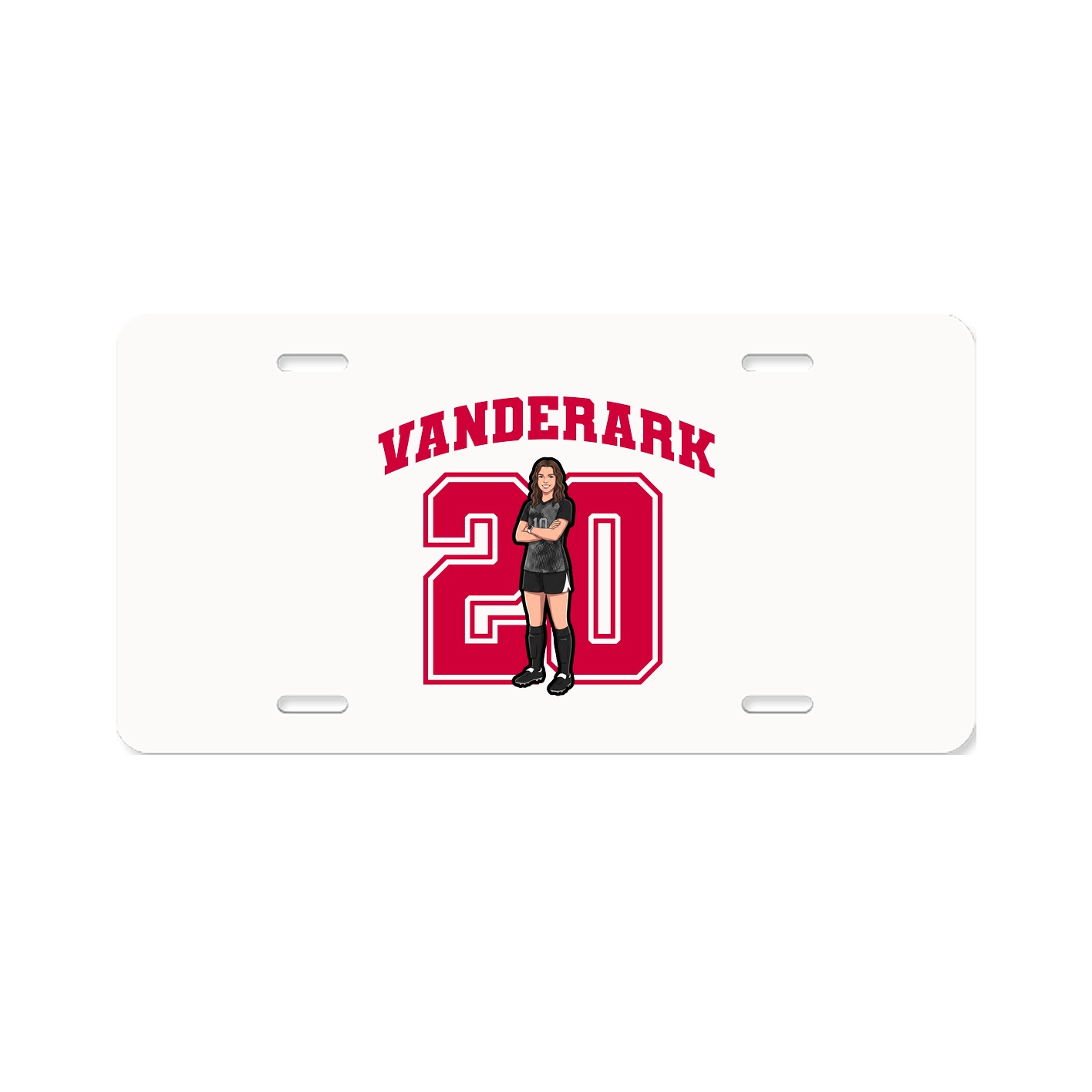 License Plate — Number in Classic
