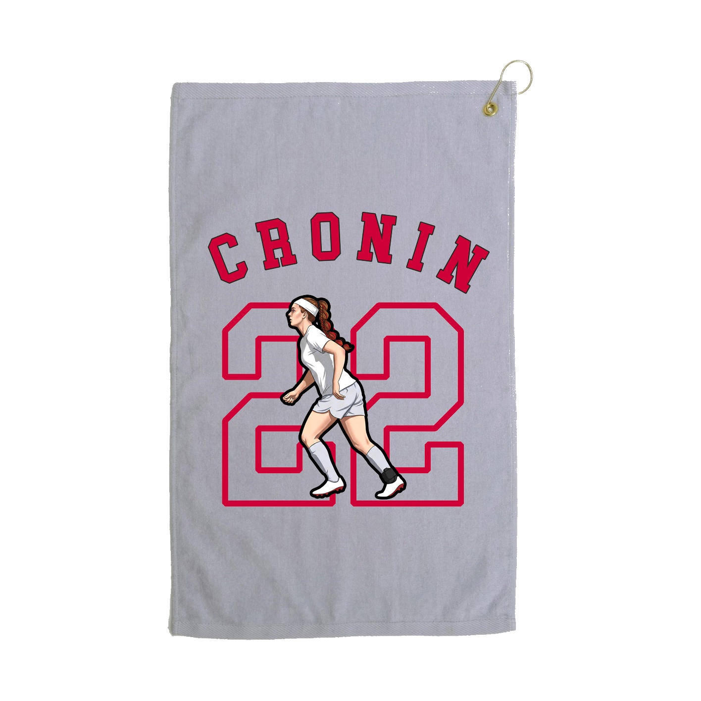 Golf Towel — Shirsey Arch in Grey