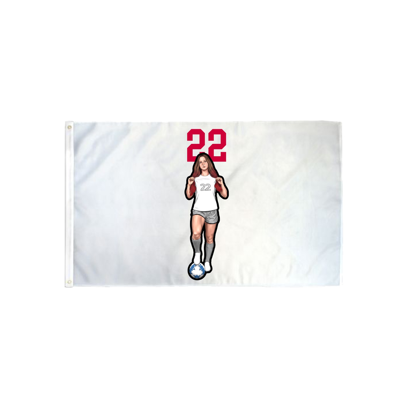 3x5 Flag — Number Top in Classic
